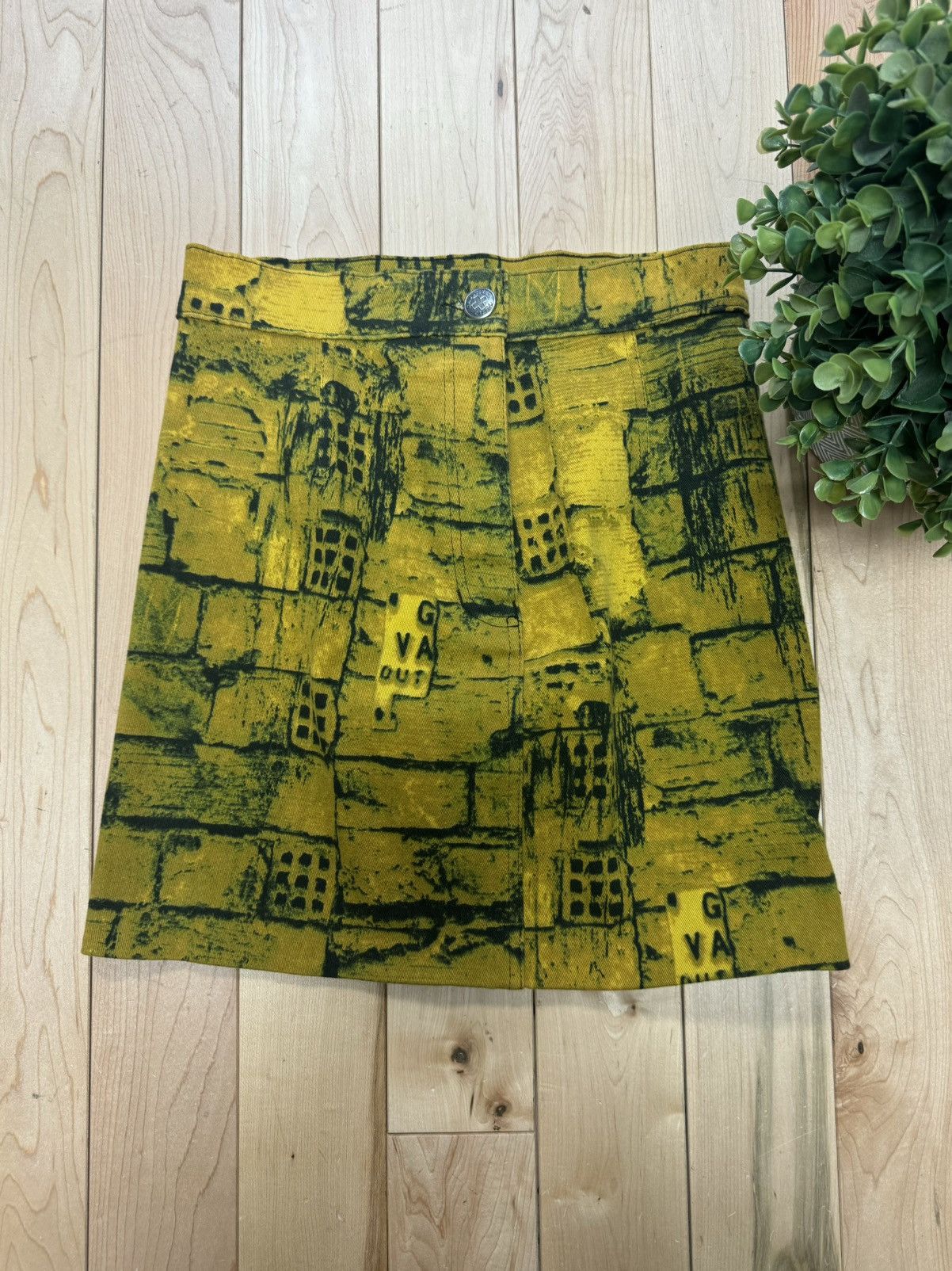 AW1997 Jean Paul Gaultier ‘Fight Racism’ Denim Mini Skirt