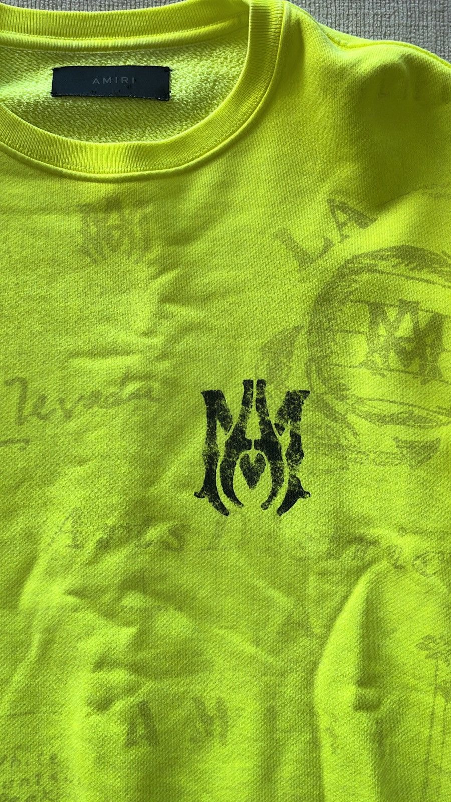 Amiri AMIRI Army Stencil Crewneck Size US M / EU 48-50 / 2 - 3 Thumbnail