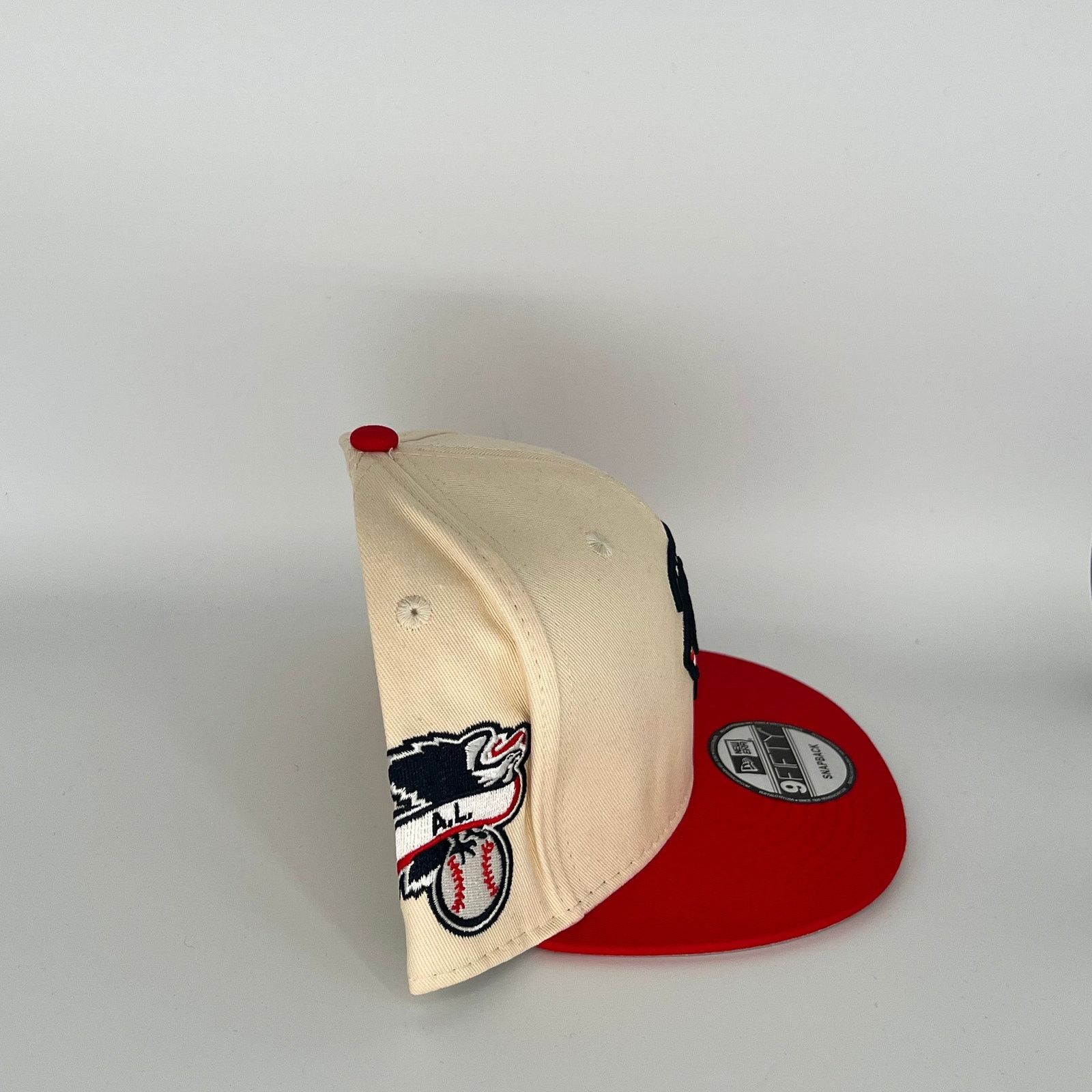 New Era Khaki Red Minnesota Twins A.L. Side Patch New Era MLB 9Fifty Size ONE SIZE - 3 Thumbnail