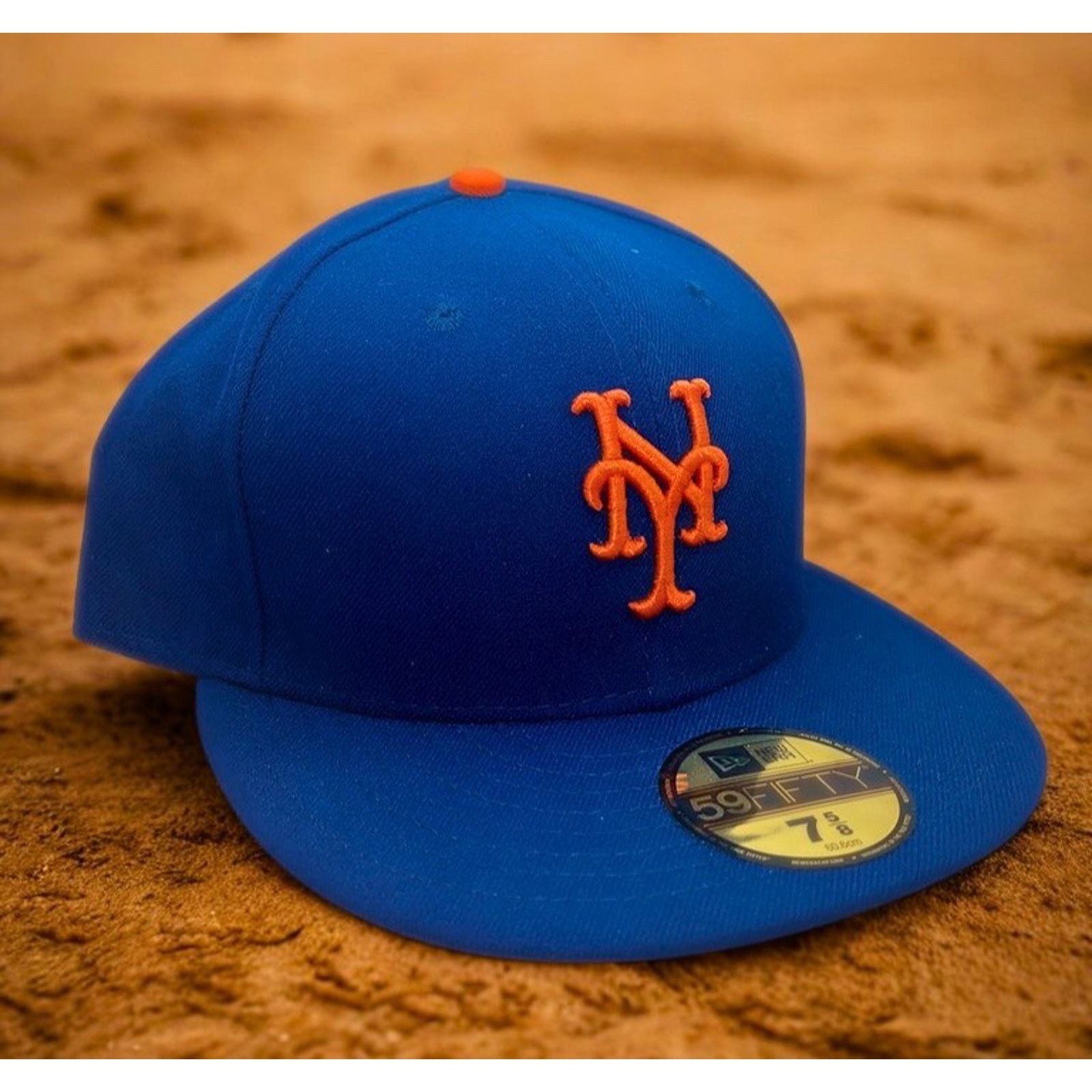 New Era New York Mets 2015 MLB Postseason Fitted Hat 7 5/8 New Era Size ONE SIZE - 12 Thumbnail