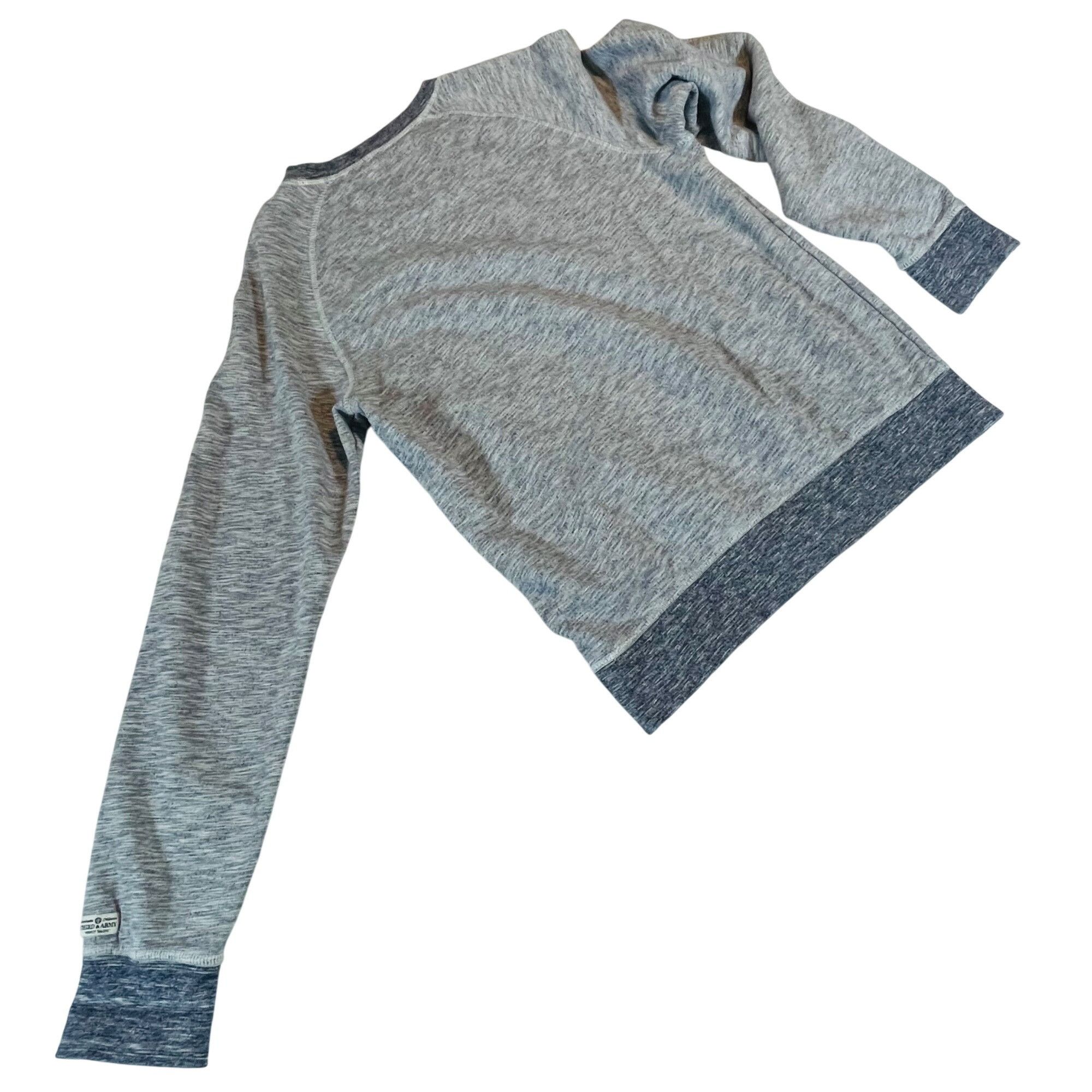 Other Third & Army Gray Heathered Crewneck Sweater Men's M Cotton Size US M / EU 48-50 / 2 - 7 Thumbnail