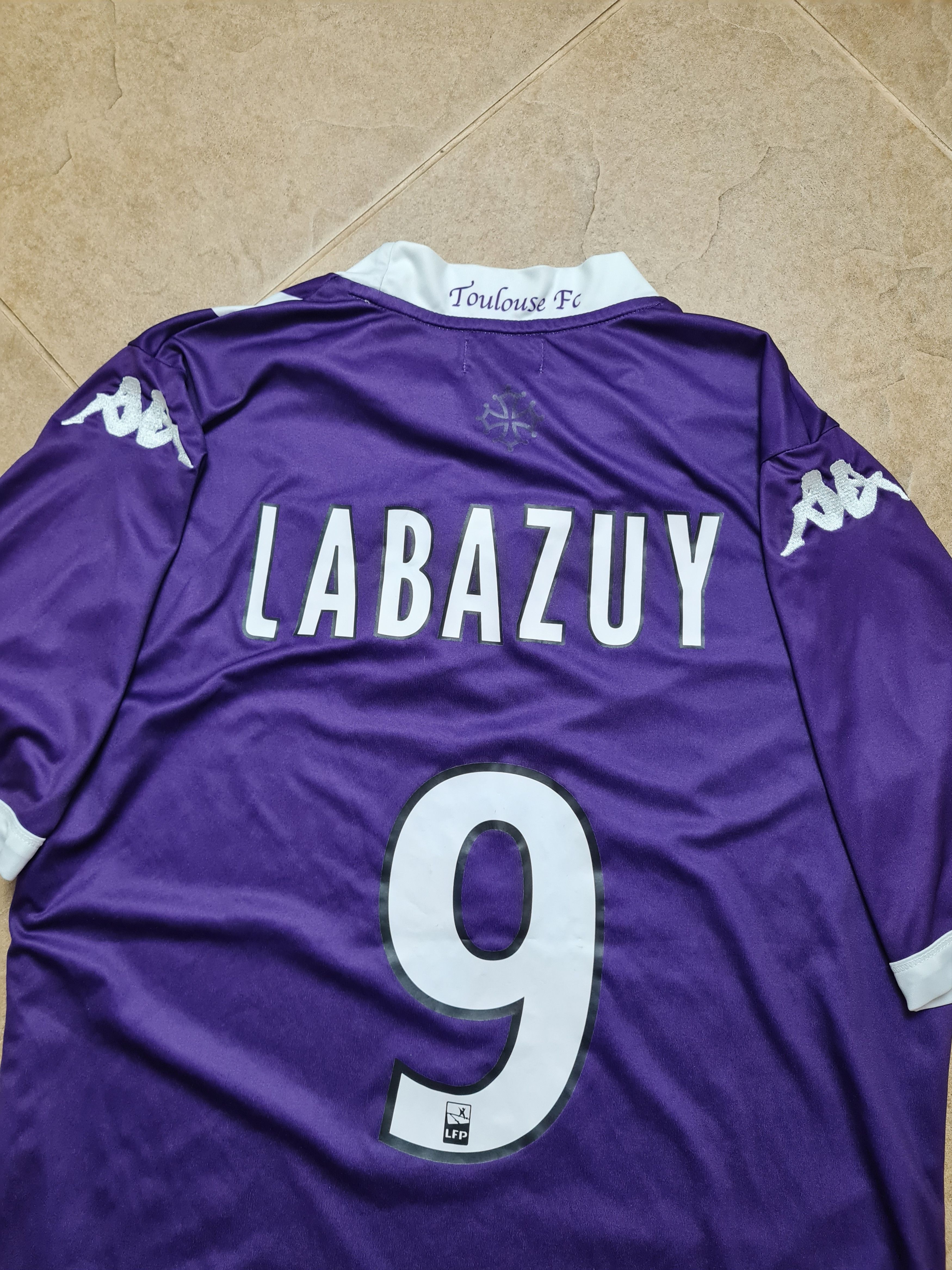 Kappa Football Jersey Maillot Toulouse Kappa #9 VintageTFC Soccer Size US L / EU 52-54 / 3 - 12 Thumbnail