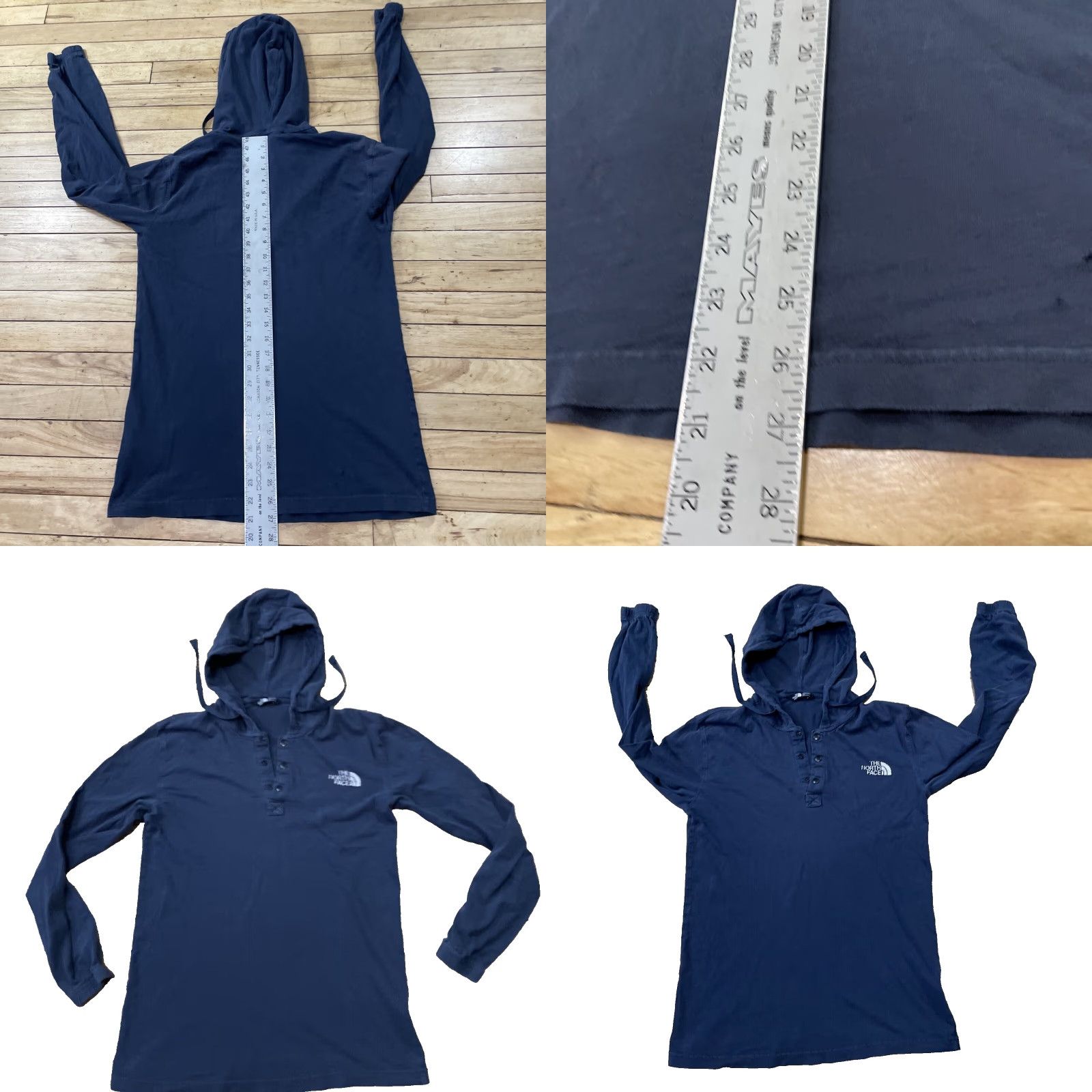 The North Face The North Face Snap Hoodie Men S Active Logo Blue Lightweight Beachy Sweater S Size US S / EU 44-46 / 1 - 8 Thumbnail