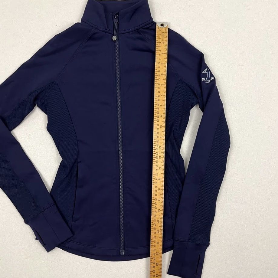 Vintage Greyson Golf Soleil Jacket Womens XS Navy Blue Active Performance Full Zip Casual Sports Athleisure Jacket Size XS / US 0-2 / IT 36-38 - 7 Thumbnail