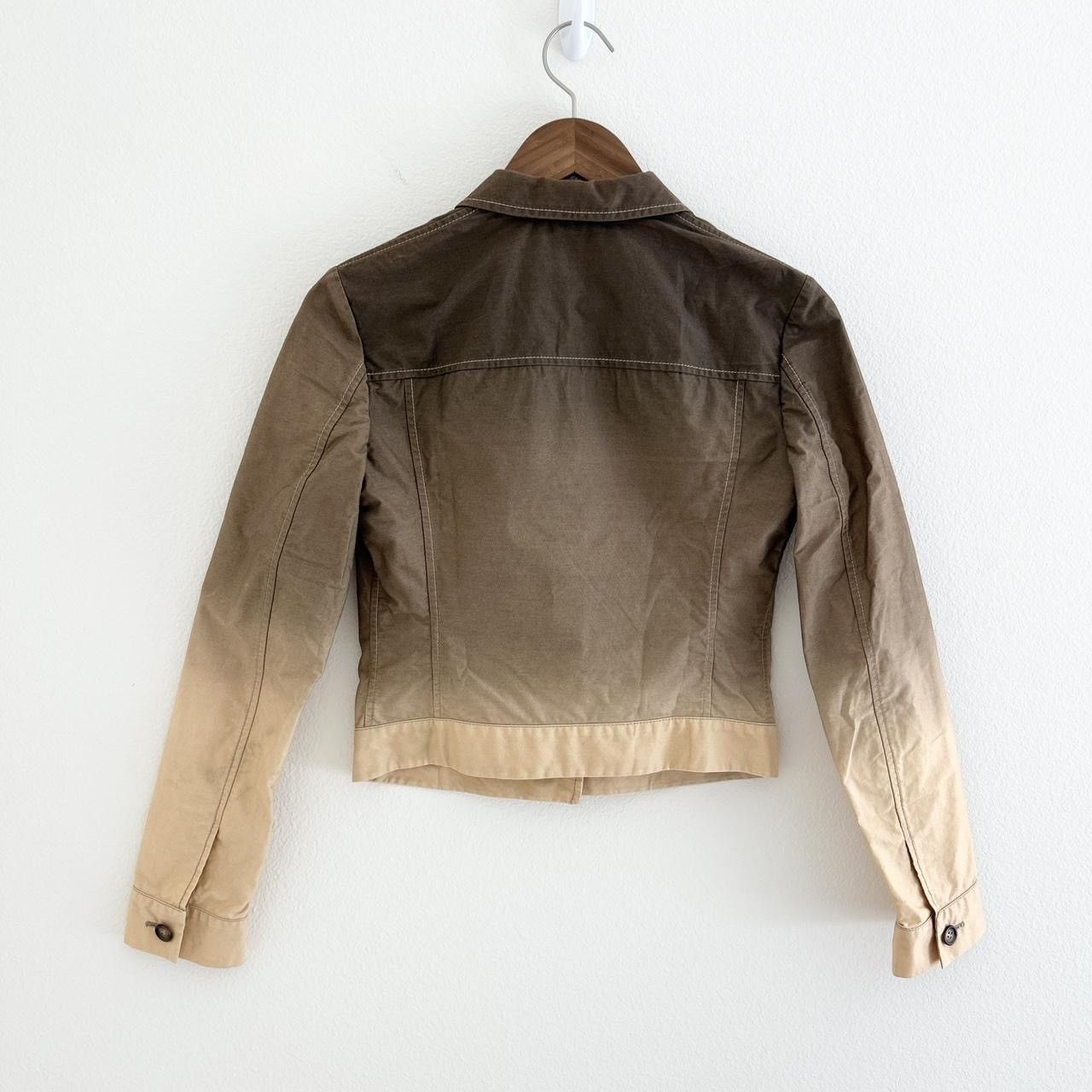 Prada Spring 2004 Prada Gradient Degrade Trucker Crop Jacket Size XXS / US 00 / IT 34 - 3 Thumbnail