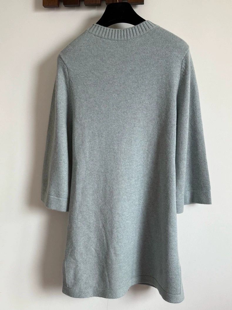Chanel Chanel gray-green knitted dress Size XS / US 0-2 / IT 36-38 - 5 Thumbnail
