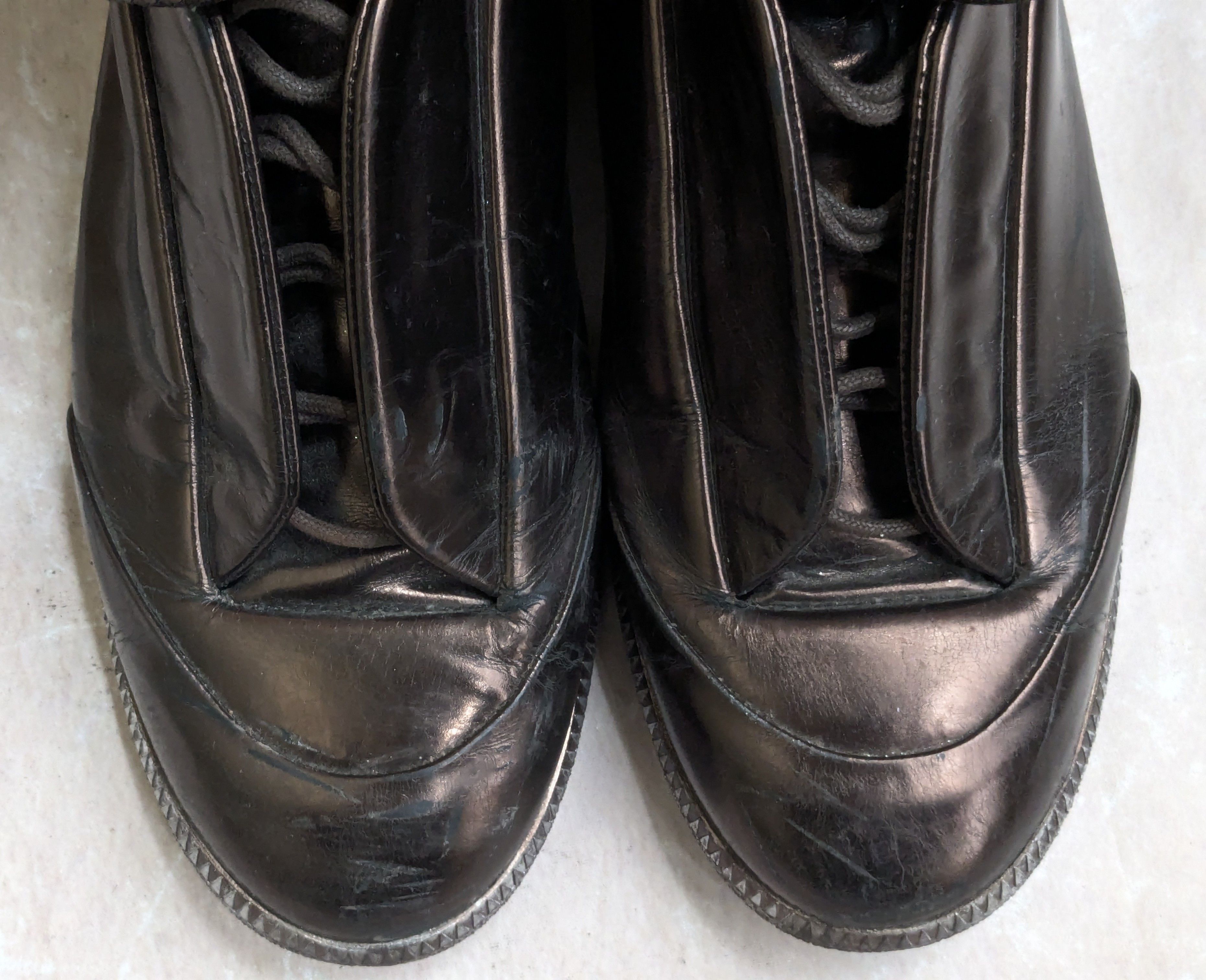 Maison Margiela Maison Margiela Future Brown Metallic 10 43 High Tops Size US 9 / EU 42 - 2 Thumbnail