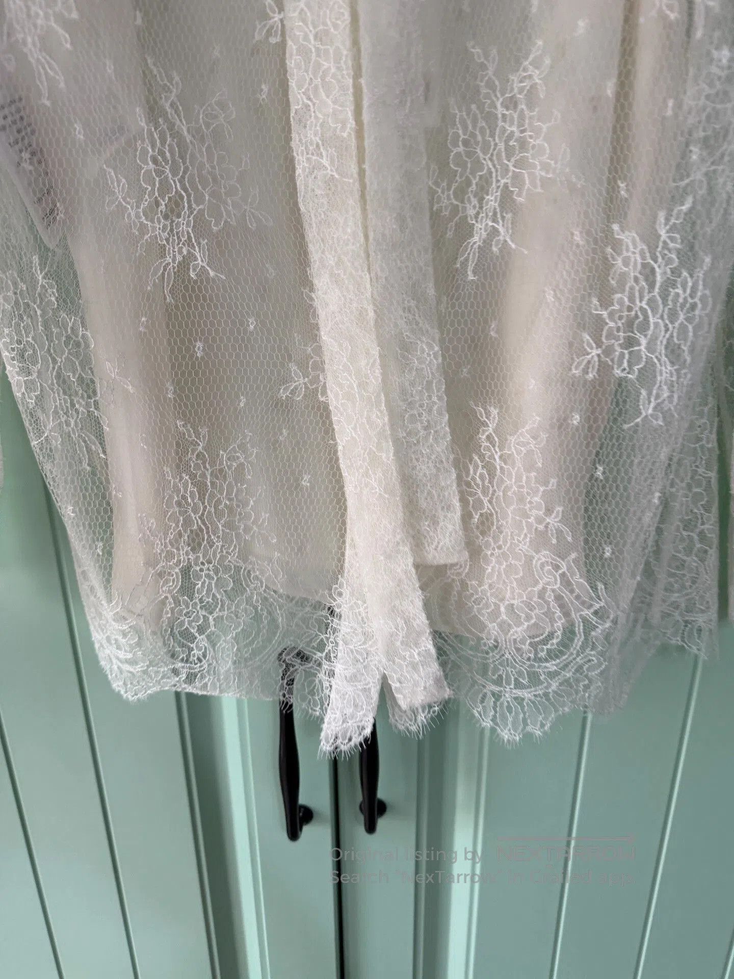 Dior Dior White Lace Shirt. Size S / US 4 / IT 40 - 6 Thumbnail