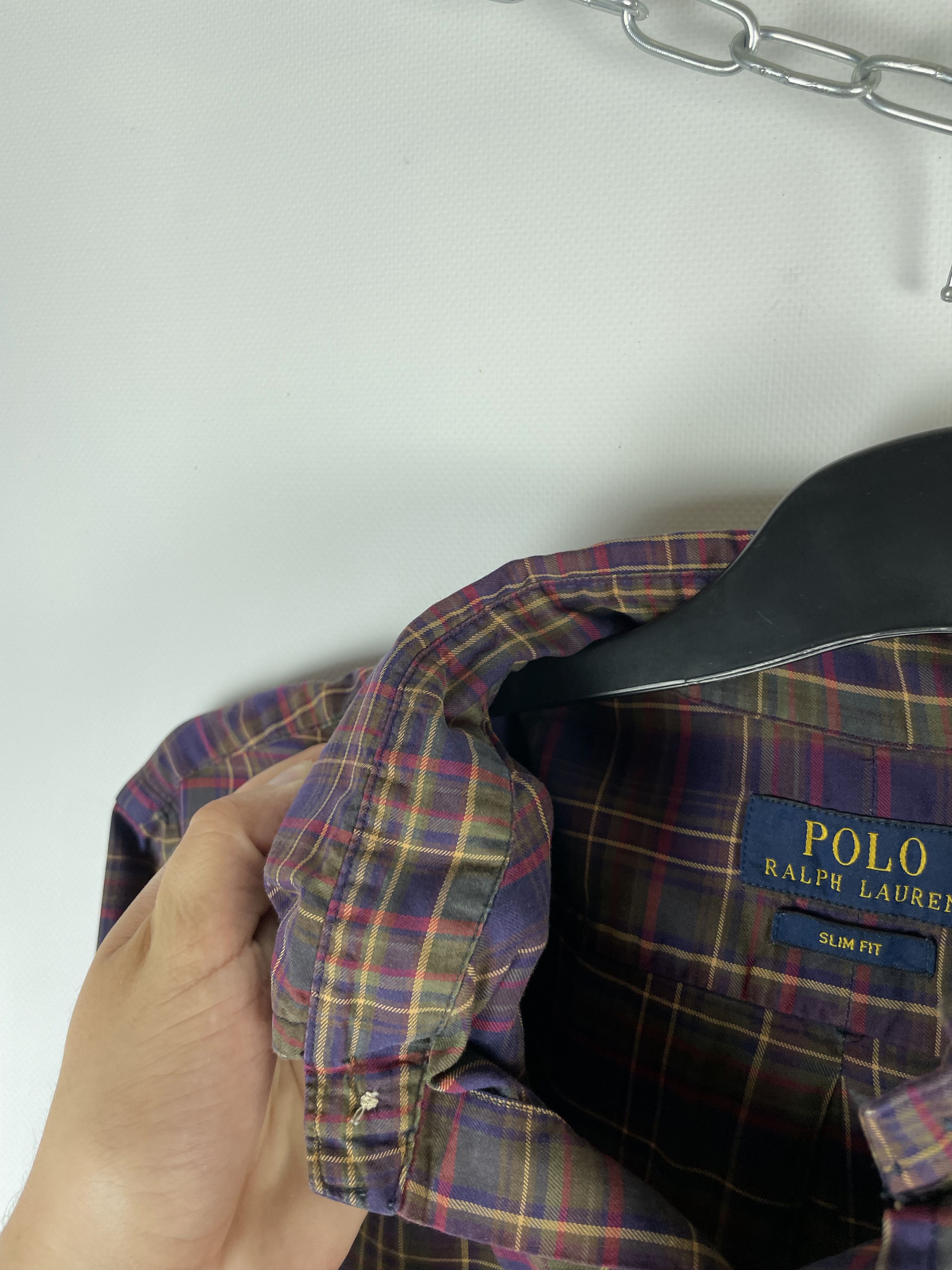 Flannel Flannel Polo Ralph Lauren Vintage Mens Shirt Size US L / EU 52-54 / 3 - 6 Thumbnail