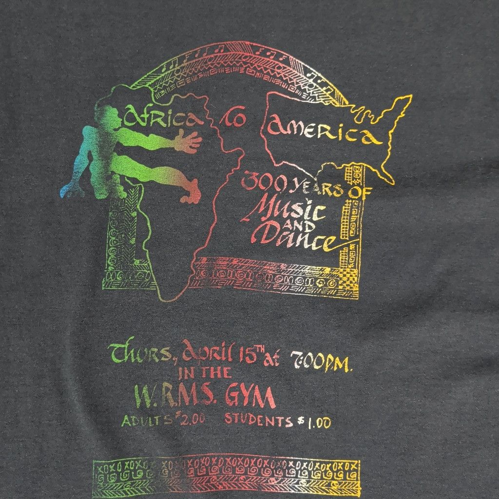 Hanes Africa To America 300 Years of Music & Dance Festival Shirt Size US L / EU 52-54 / 3 - 3 Thumbnail