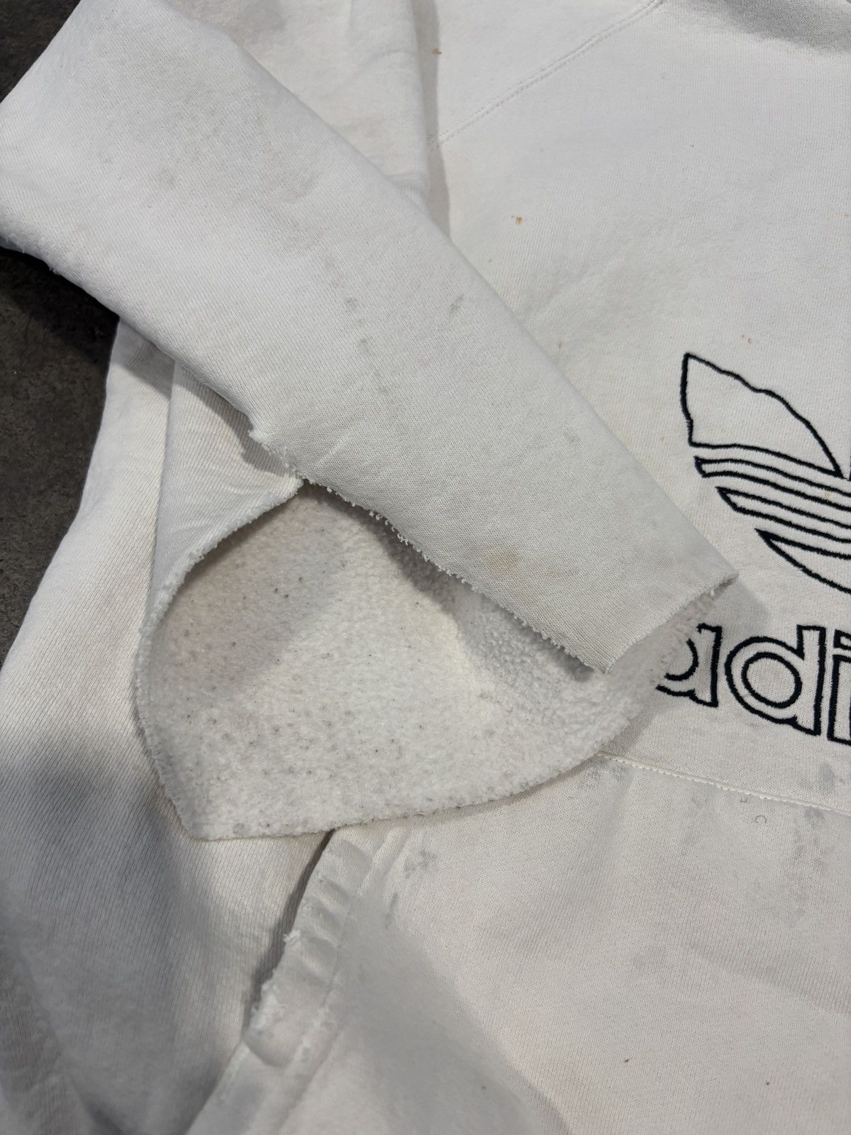 Adidas × Vintage Vintage Adidas Pullover Trefoil Logo Hoodie Size US XL / EU 56 / 4 - 2 Thumbnail