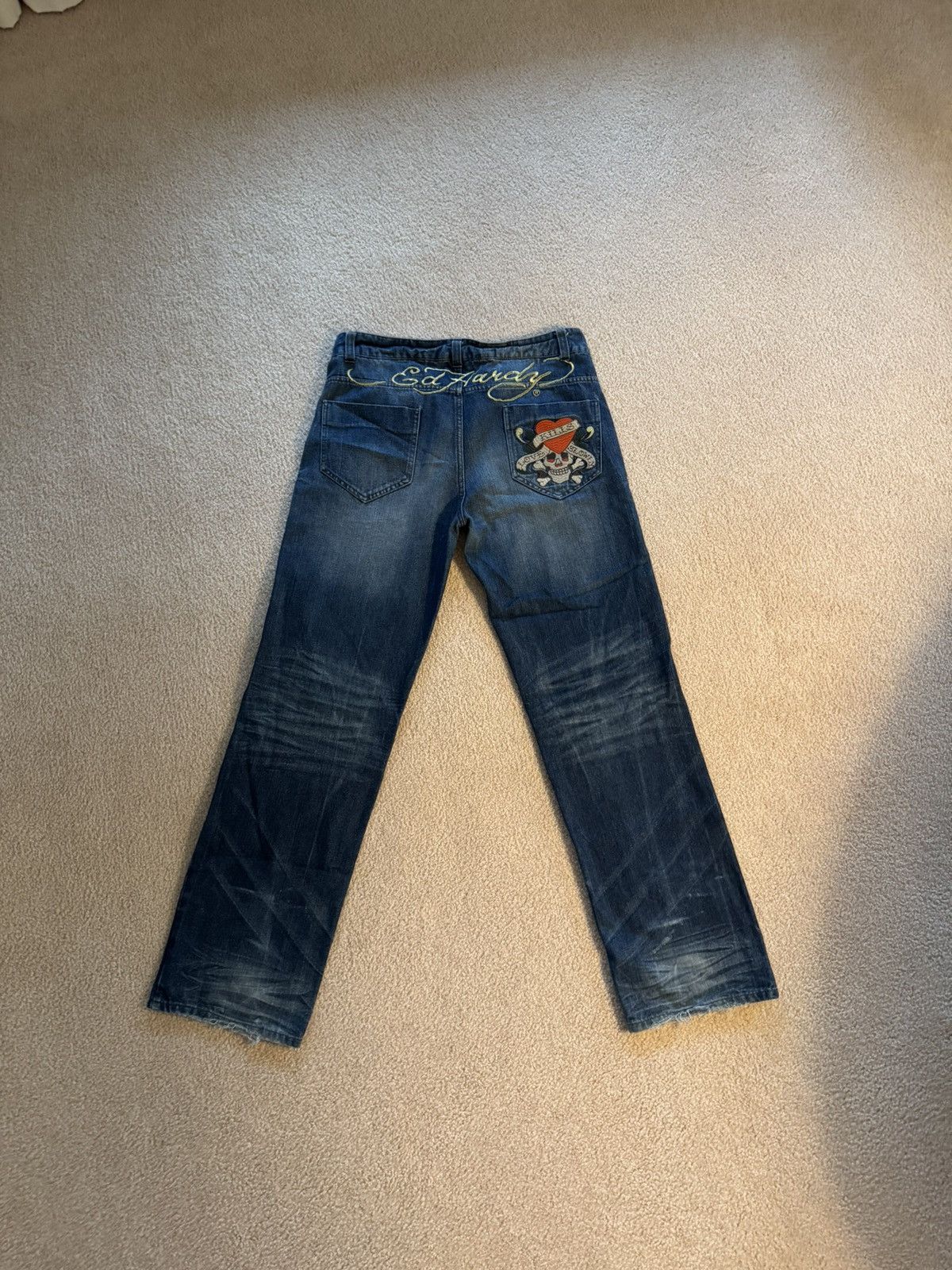 Ed Hardy Ed Hardy Red Pepper Jeans Size US 34 / EU 50 - 2 Thumbnail