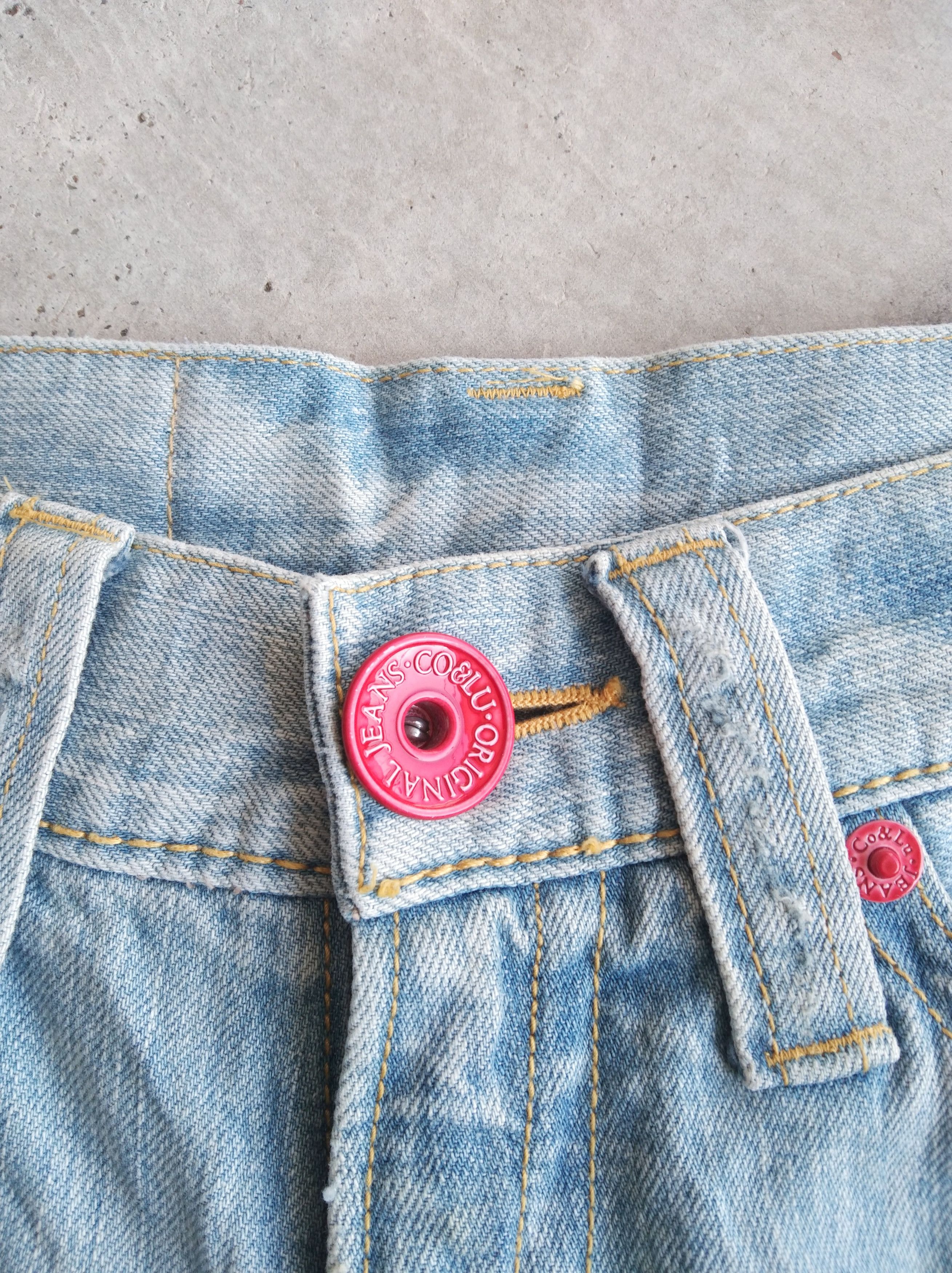 Japanese Brand Vintage Japanese Brand CO&LU Big Logo Denim Jeans 30x30 Size US 30 / EU 46 - 6 Thumbnail