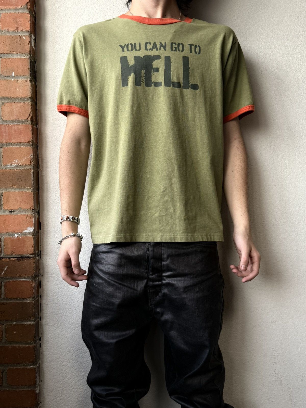 Marc Jacobs Marc Jacobs You Can Go To Hell T-Shirt Size US L / EU 52-54 / 3 - 1 Thumbnail