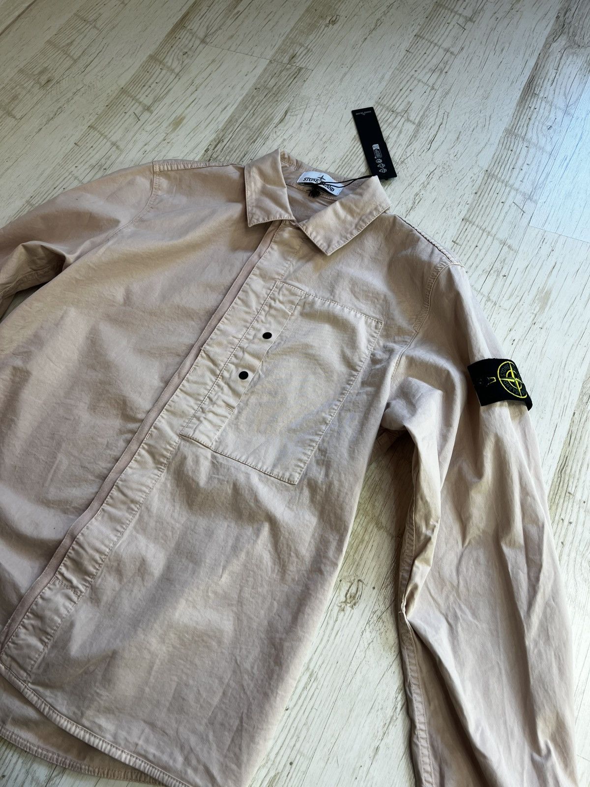 Stone Island Stone Island Overshirt Supima Cotton Pink M NWT Size US M / EU 48-50 / 2 - 7 Thumbnail
