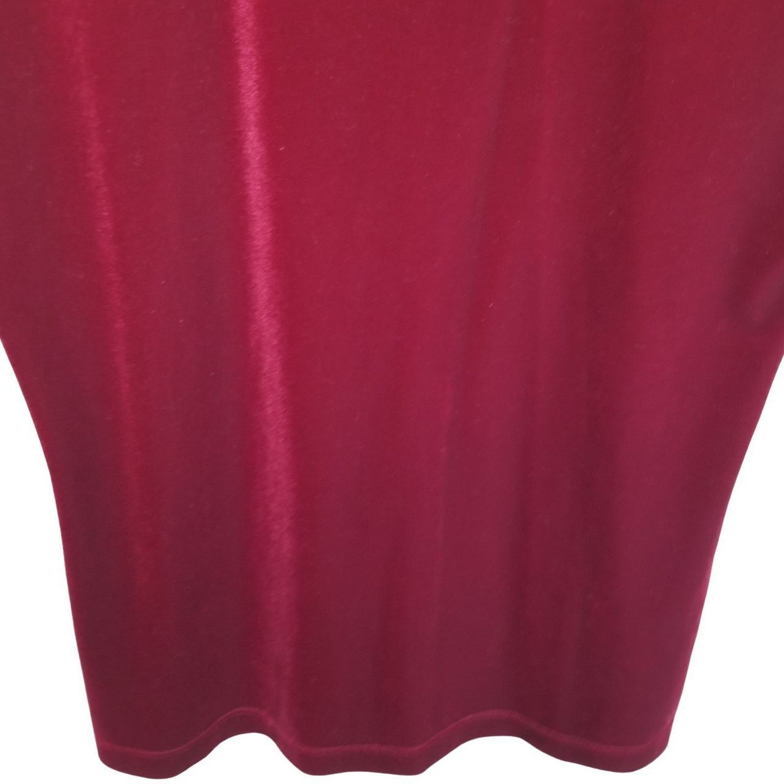Chicos Chicos Aspen Red Velvet Mock Neck Top Holiday Party Xmas Size M / US 6-8 / IT 42-44 - 3 Thumbnail