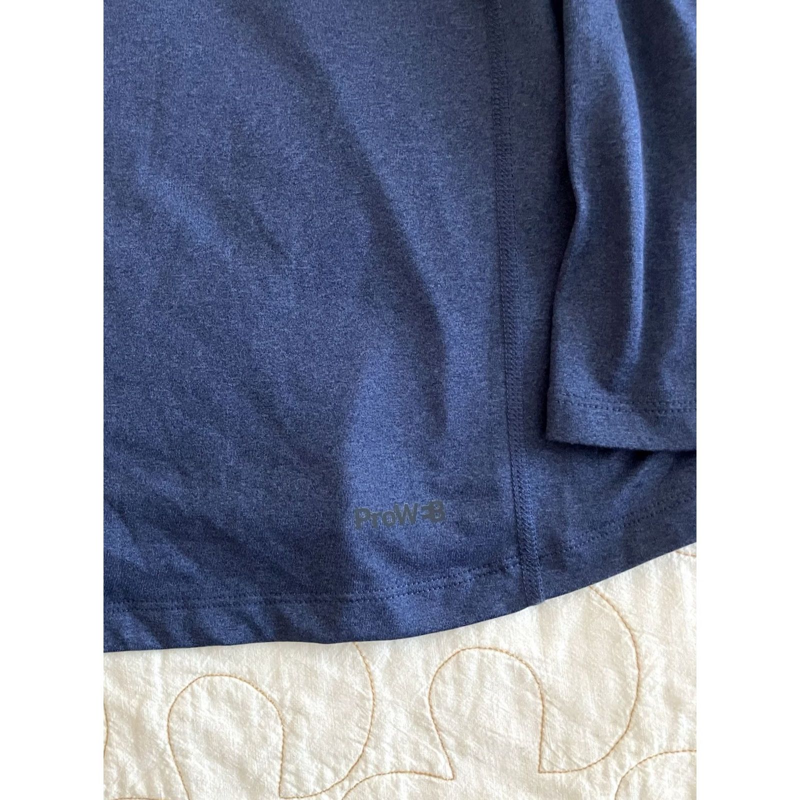 Spyder Spyder Active Men’s Blue Reflective Long Sleeve Shirt Pullover Crew Neck Quick Dry Stretch Size US XL / EU 56 / 4 - 7 Thumbnail