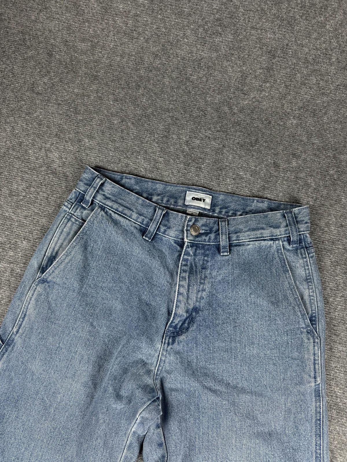 Obey Y2K obey carpenter loose baggy pants denim jeans Size US 28 / EU 44 - 6 Thumbnail