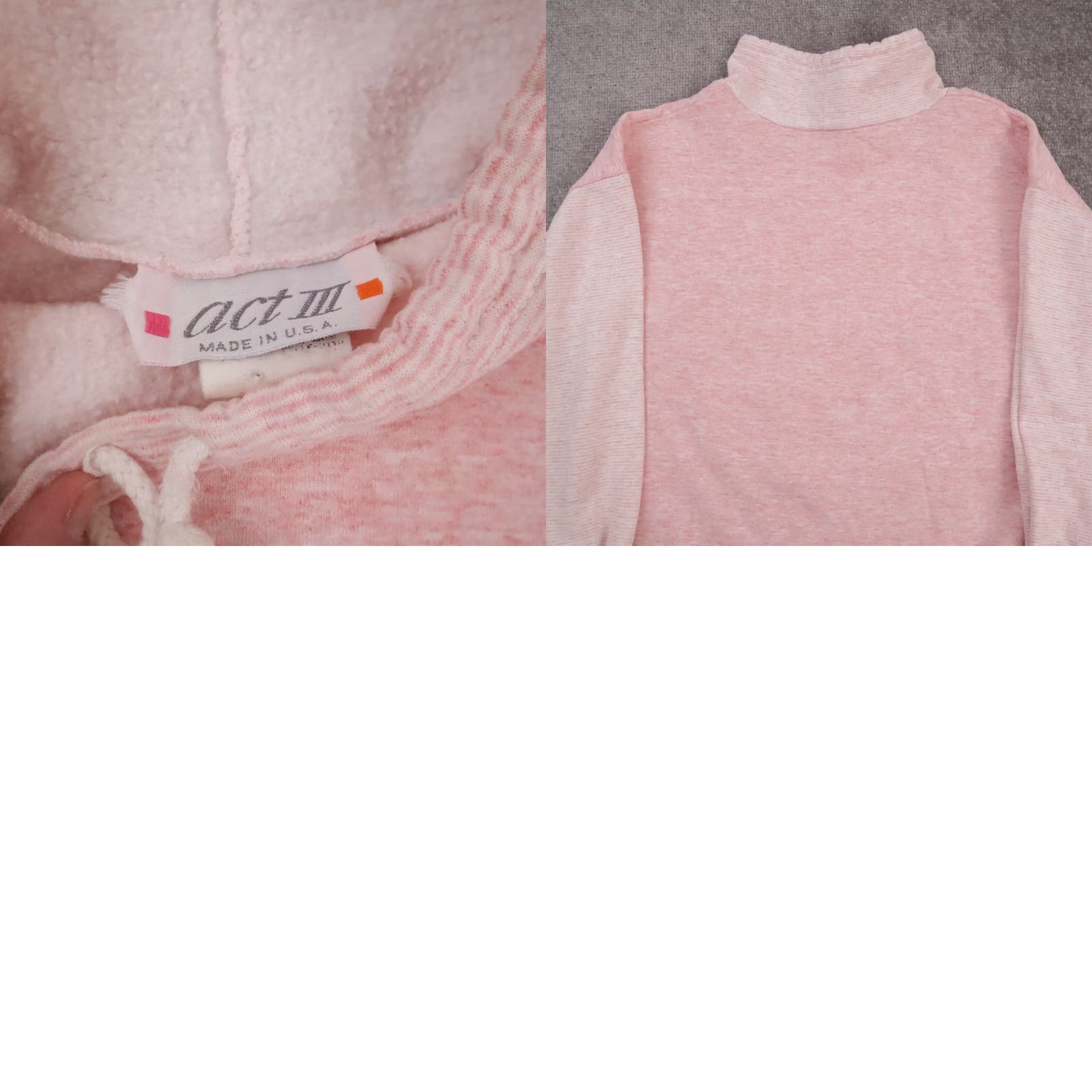 Vintage VINTAGE Women's Sweatshirt Pink 90s Floral Roses Made in USA XL Long Sleeve Pullover Sweatshirt Womens Size XL / US 12-14 / IT 48-50 - 8 Thumbnail