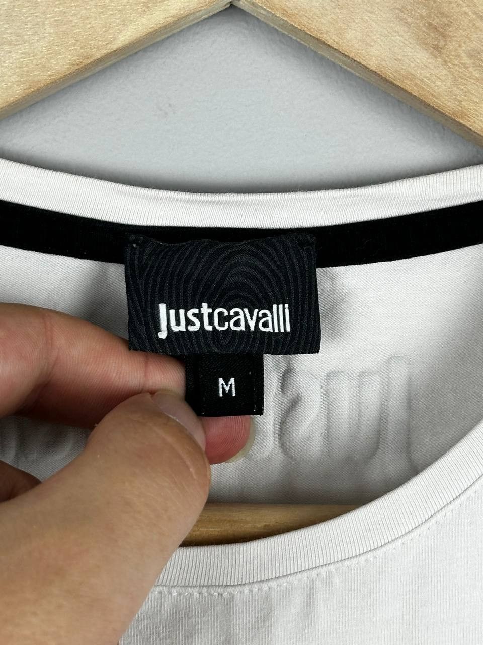 Just Cavalli Luxury Just Cavalli White Snake Logo T Shirt Size US M / EU 48-50 / 2 - 6 Thumbnail