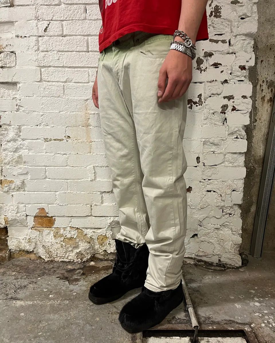 Gucci SS2009 Gucci Gradient White & Green Pants Size 28" / US 6 / IT 42 - 2 Thumbnail