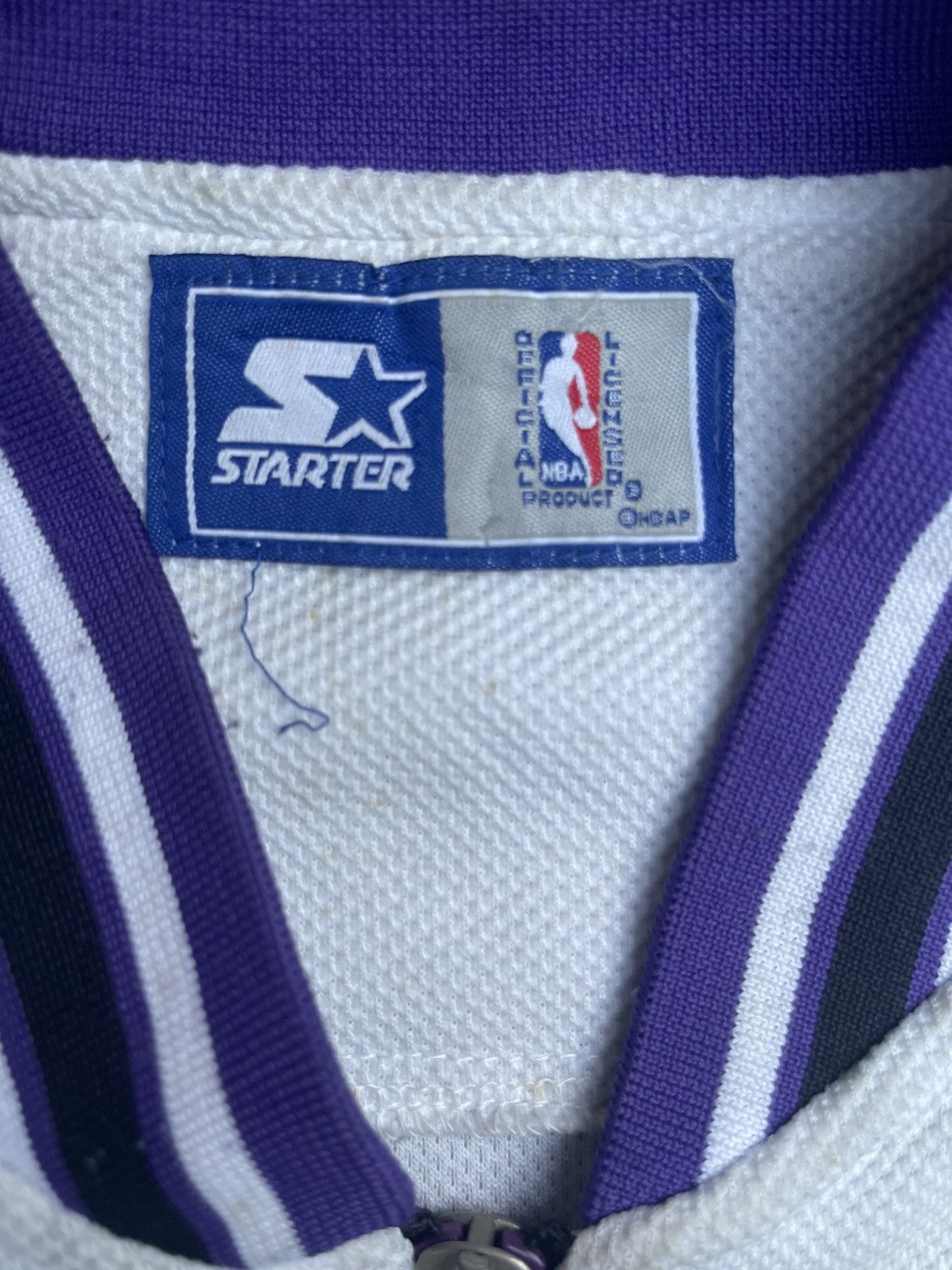 Starter Vintage Starter NBA Lakers Zip-Up Jacket Size US M / EU 48-50 / 2 - 3 Thumbnail