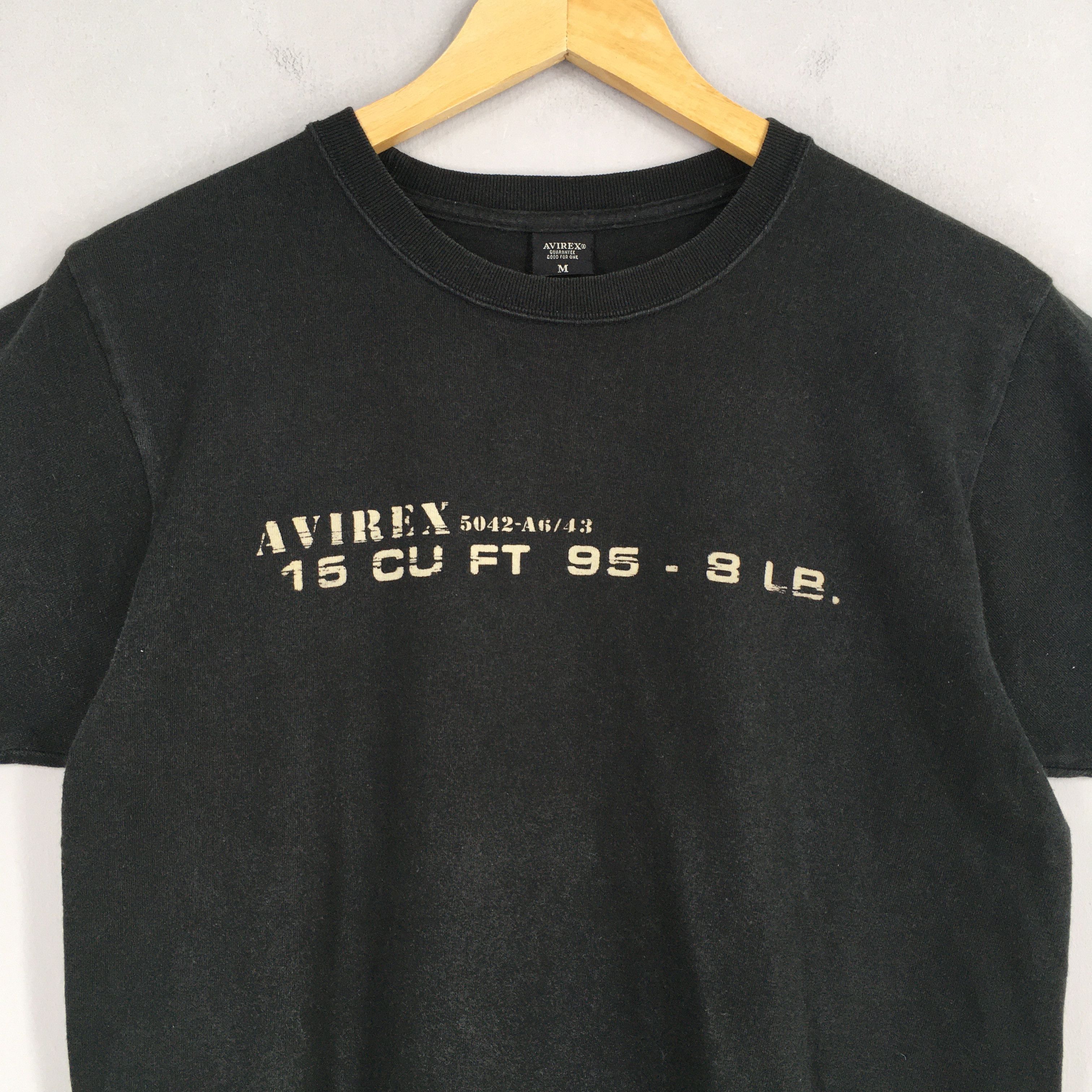 Avirex Vintage Avirex Air Field Usaf Air Force Black T shirt Medium Size US M / EU 48-50 / 2 - 3 Thumbnail
