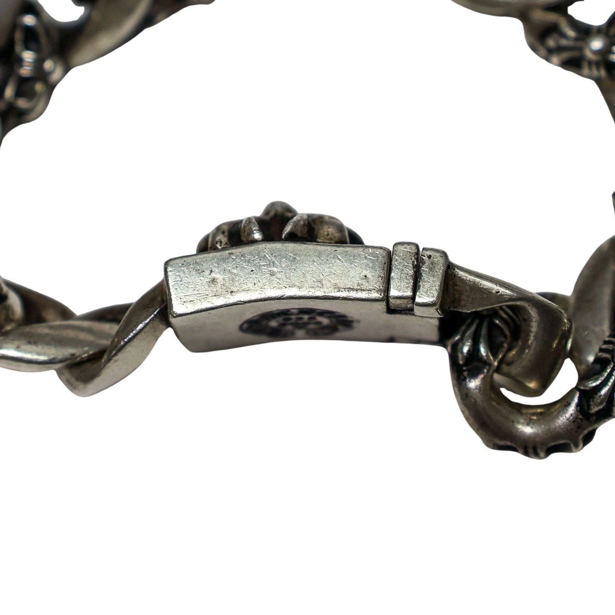 Chrome Hearts Chrome Hearts large Fancy Link Plus Cross Box ID bracelet Size ONE SIZE - 4 Thumbnail