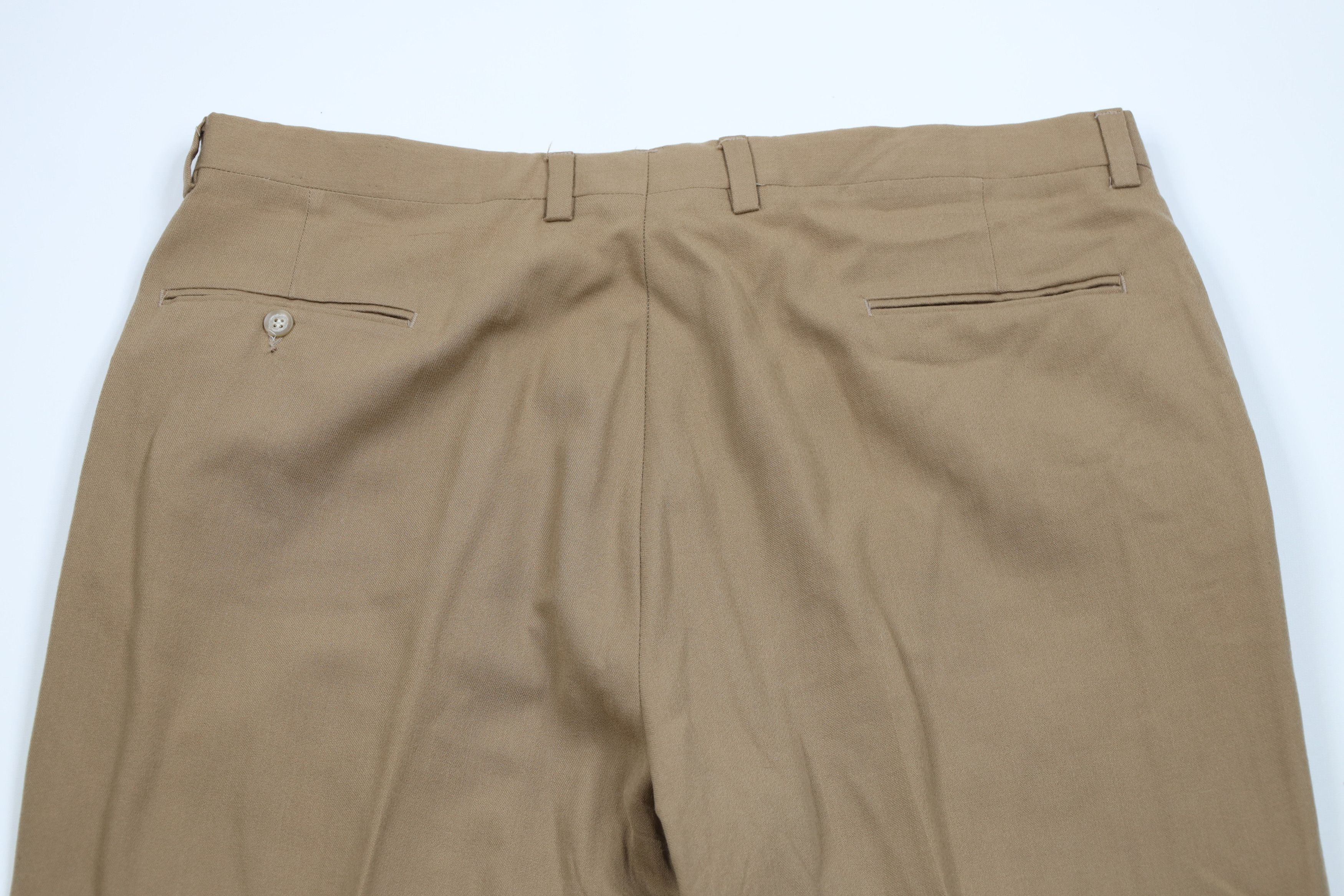 Pendleton Vintage 70s Pendleton Knit Wide Leg Chino Pants Brown USA Size US 42 / EU 58 - 10 Thumbnail