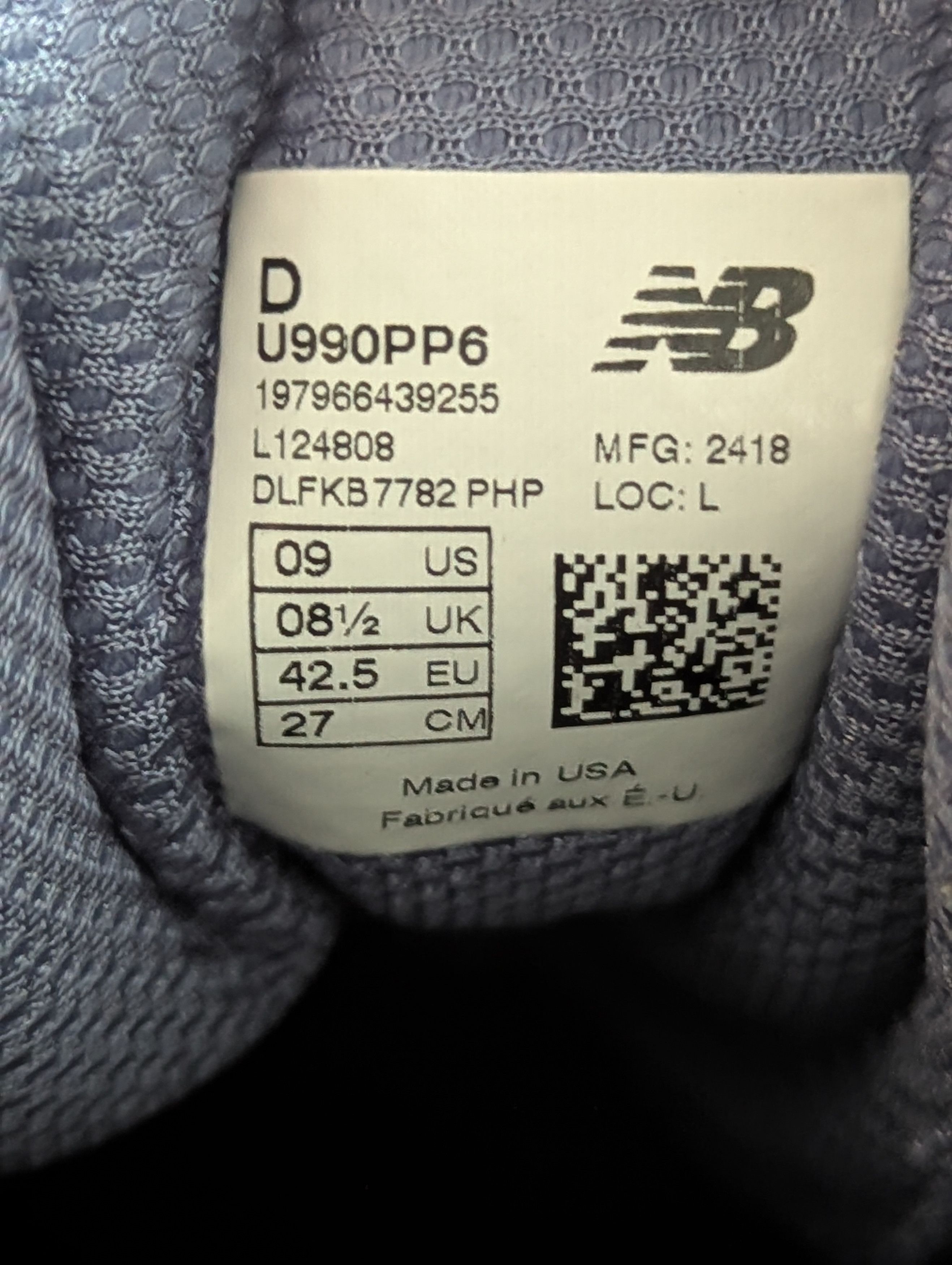 New Balance New Balance 990v6 Made in USA Purple Blue 990 993 Blue Size US 9 / EU 42 - 8 Thumbnail