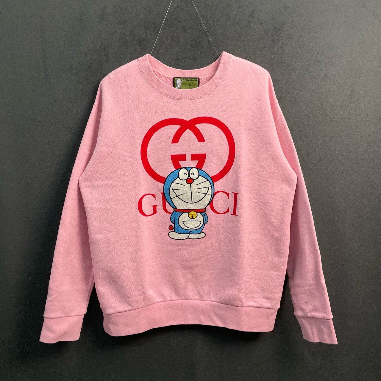 Gucci Gucci Pink robot cat co-branded sweatshirt 2501-Nextarrow Size US M / EU 48-50 / 2 - 1 Thumbnail
