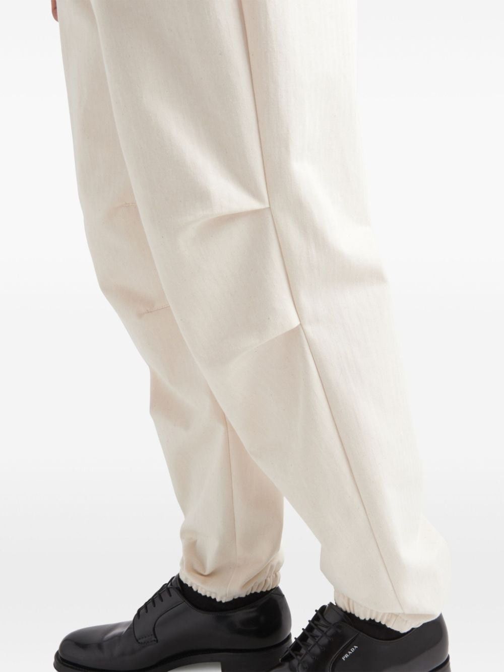 Prada o1bcso1str1025 Tapered Trousers in Ivory Size US 32 / EU 48 - 5 Thumbnail