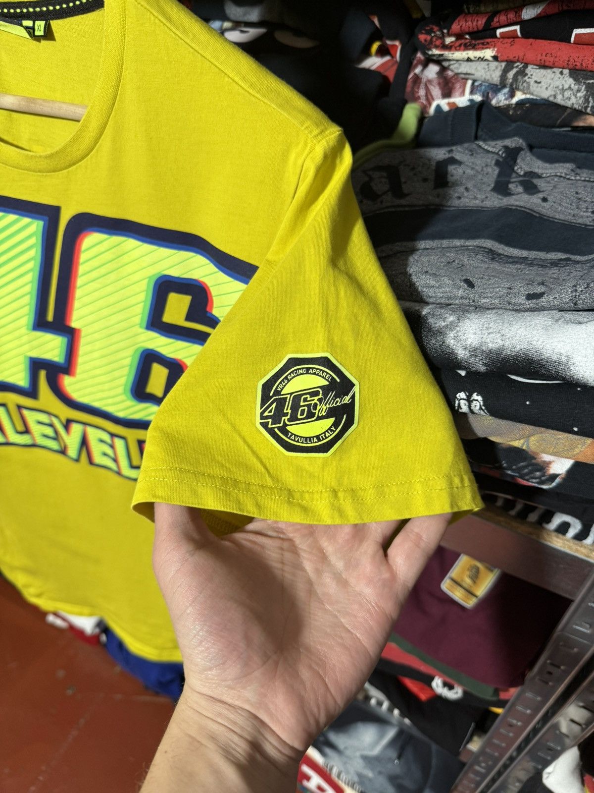 Yamaha Official Fan Club Valentino Rossi 46 The Doctor T-Shirt Size US XL / EU 56 / 4 - 5 Thumbnail
