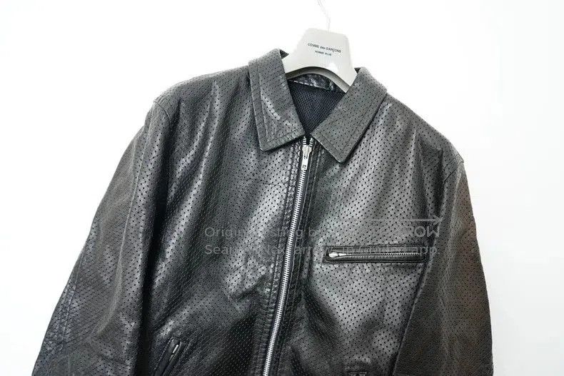 Comme des Garcons Comme des Garcons Fishnet Leather Jacket. Size US M / EU 48-50 / 2 - 3 Thumbnail