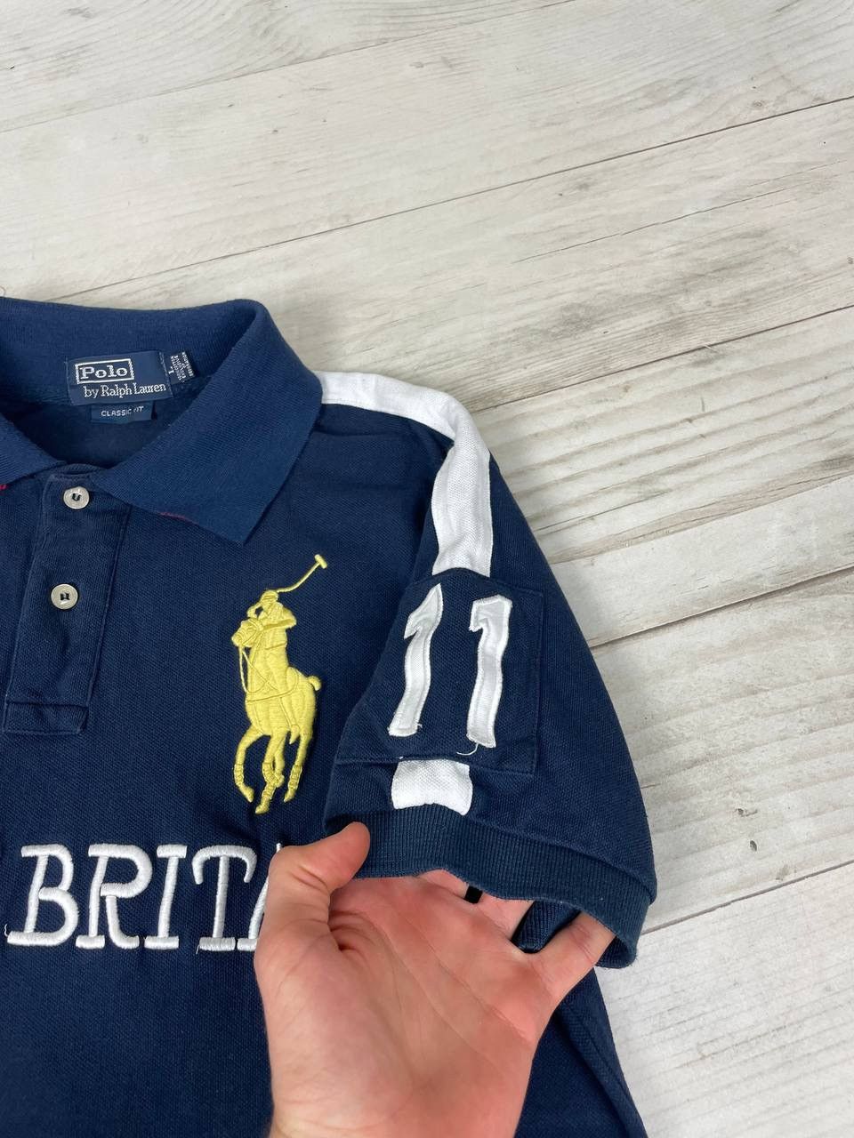 Polo Ralph Lauren Vintage Polo Ralph Lauren Great Britain GBR Rugby Polo Shirt Size US M / EU 48-50 / 2 - 9 Thumbnail