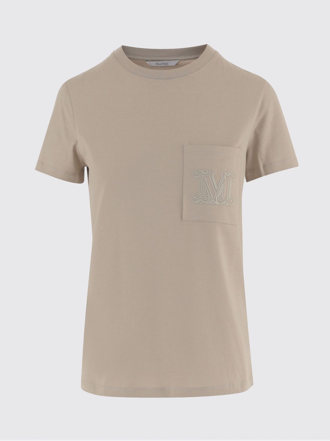 Max Mara Max Mara T-Shirt Woman Beige Size S / US 4 / IT 40 - 1 Thumbnail
