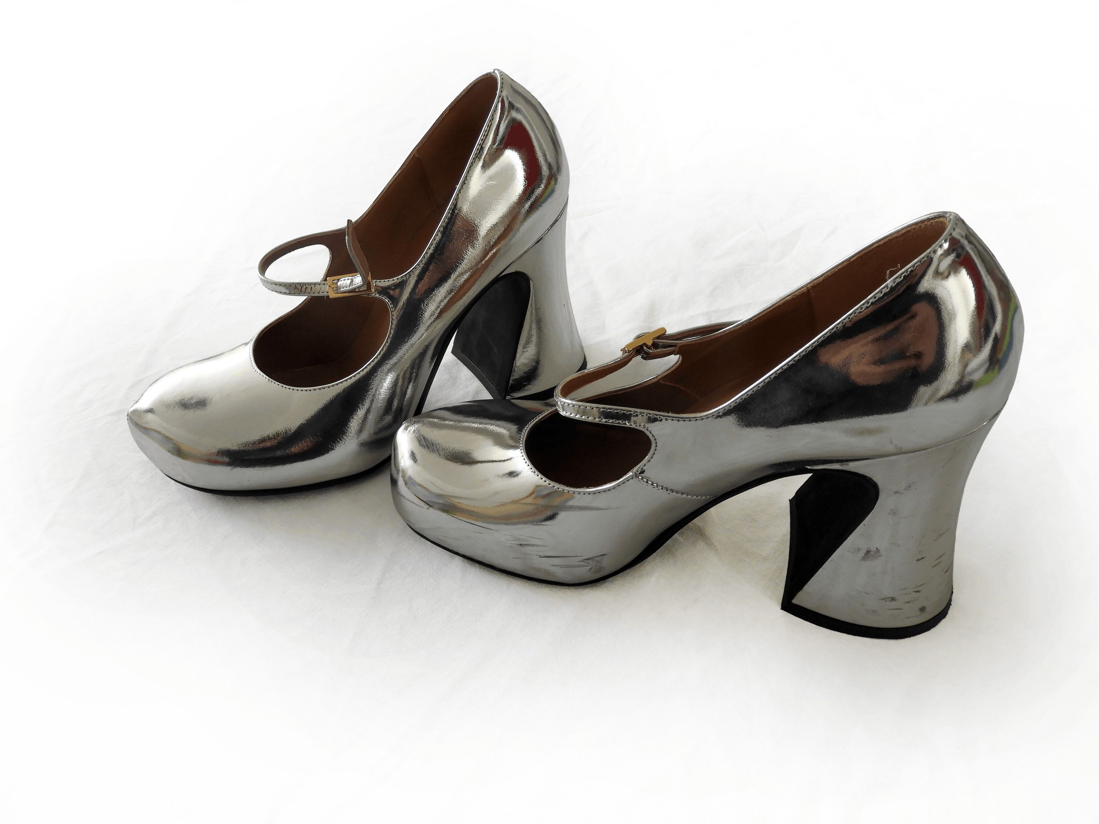 Marni Marni Silver heels Size US 9 / IT 39 - 2 Thumbnail