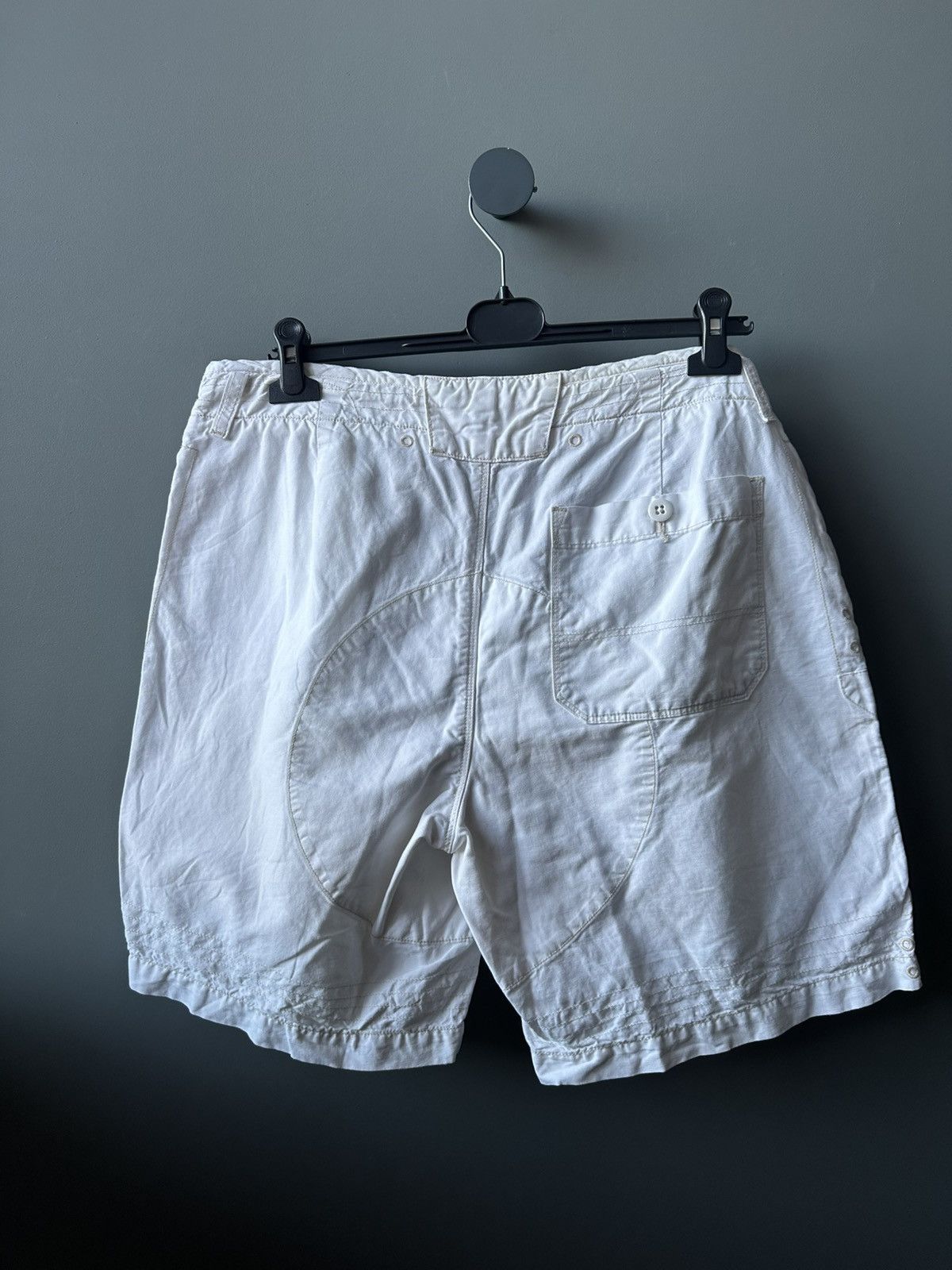 Polo Ralph Lauren Polo Ralph Lauren White Linen Cotton Shorts Size 34 Size US 34 / EU 50 - 6 Thumbnail