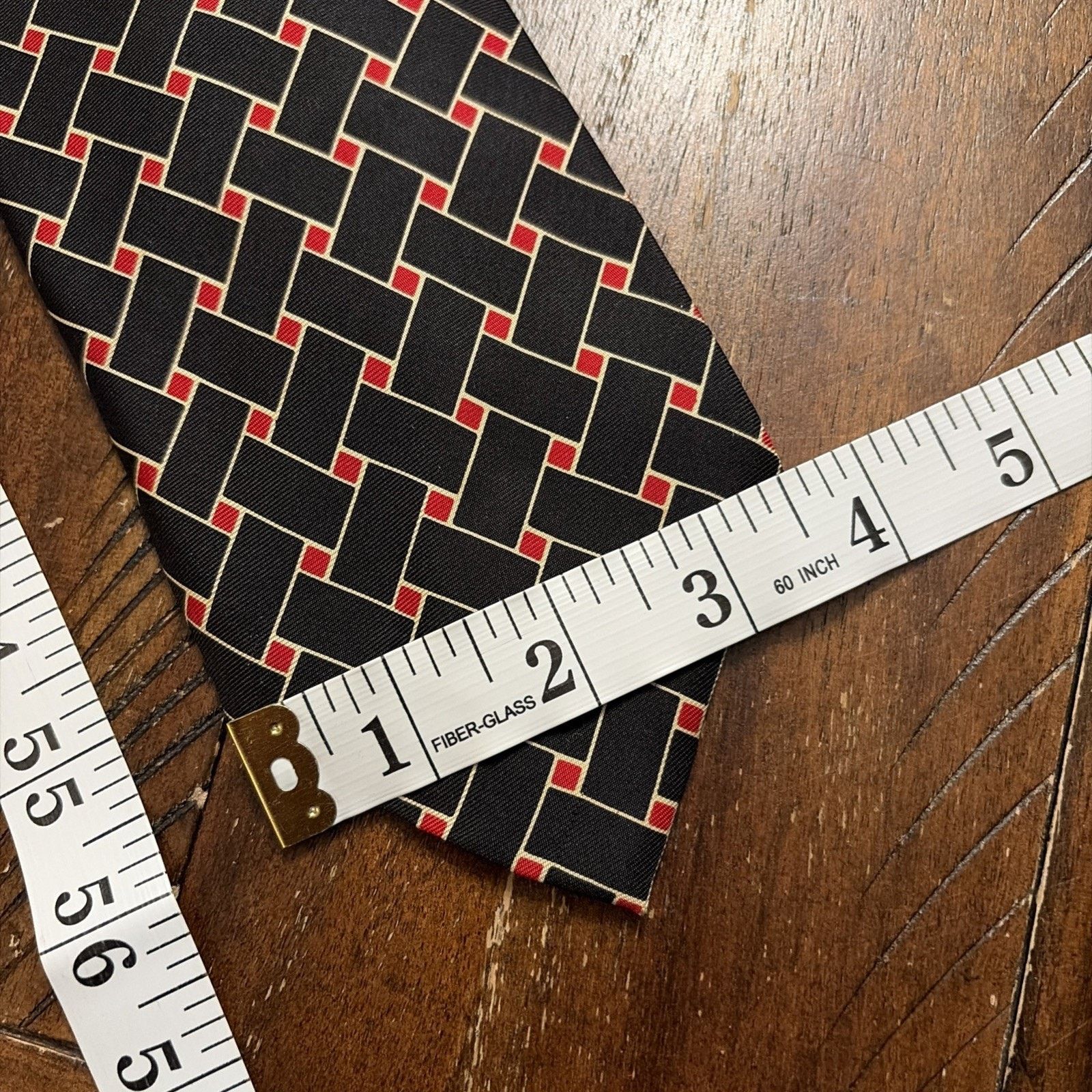 Polo Ralph Lauren Vtg Polo Ralph Lauren Abstract 100% Silk Tie Made By Hand Size ONE SIZE - 9 Thumbnail