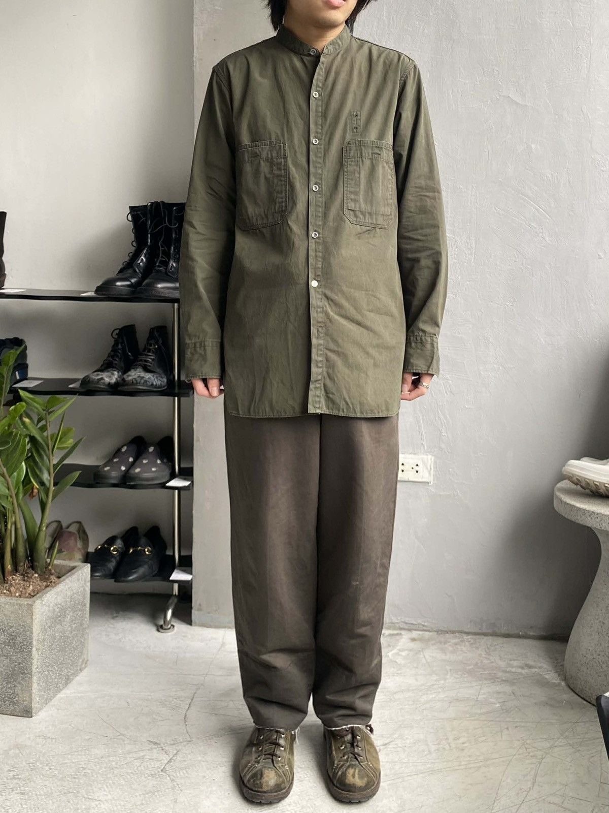 Lemaire Lemaire 00s Cotton Shirt Size US M / EU 48-50 / 2 - 1 Thumbnail