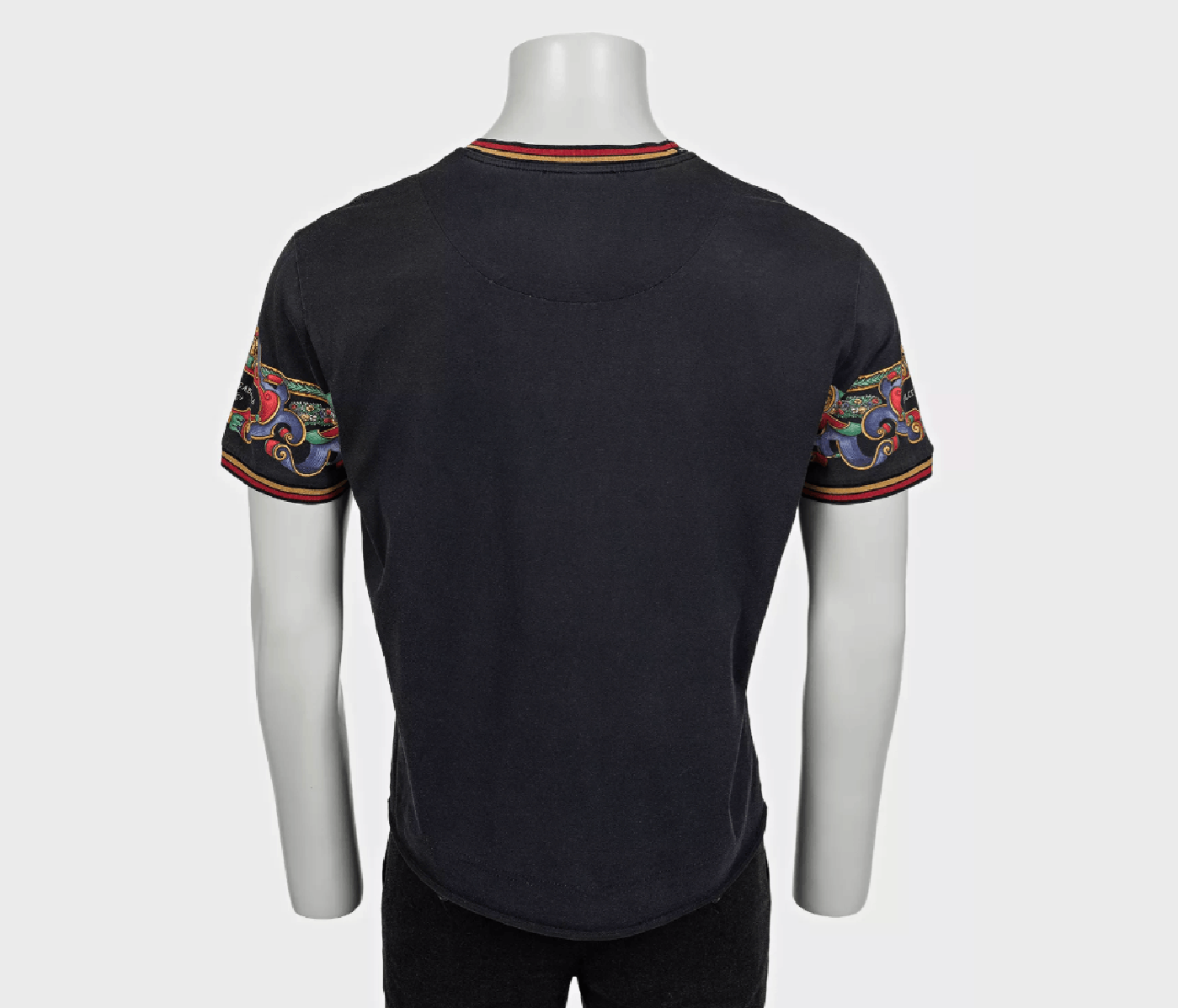 Dolce & Gabbana Dolce & Gabbana Black Graphic Print T-Shirt IT52 XL Size US XL / EU 56 / 4 - 3 Thumbnail