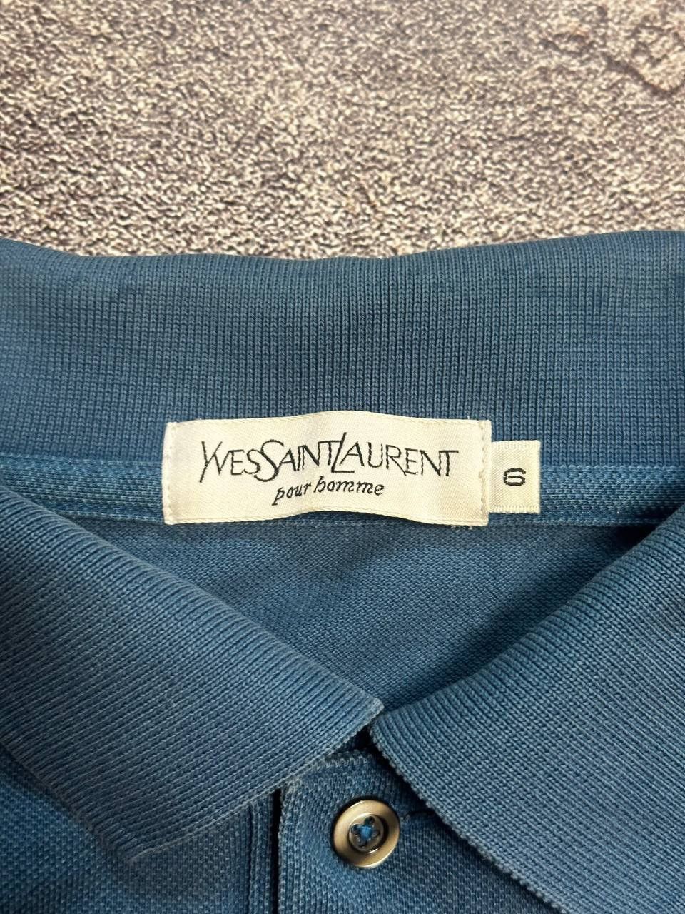 Vintage × Yves Saint Laurent Vintage Yves Saint Laurent YSL Rugby Longsleeve Polo Shirt Size US XL / EU 56 / 4 - 6 Thumbnail