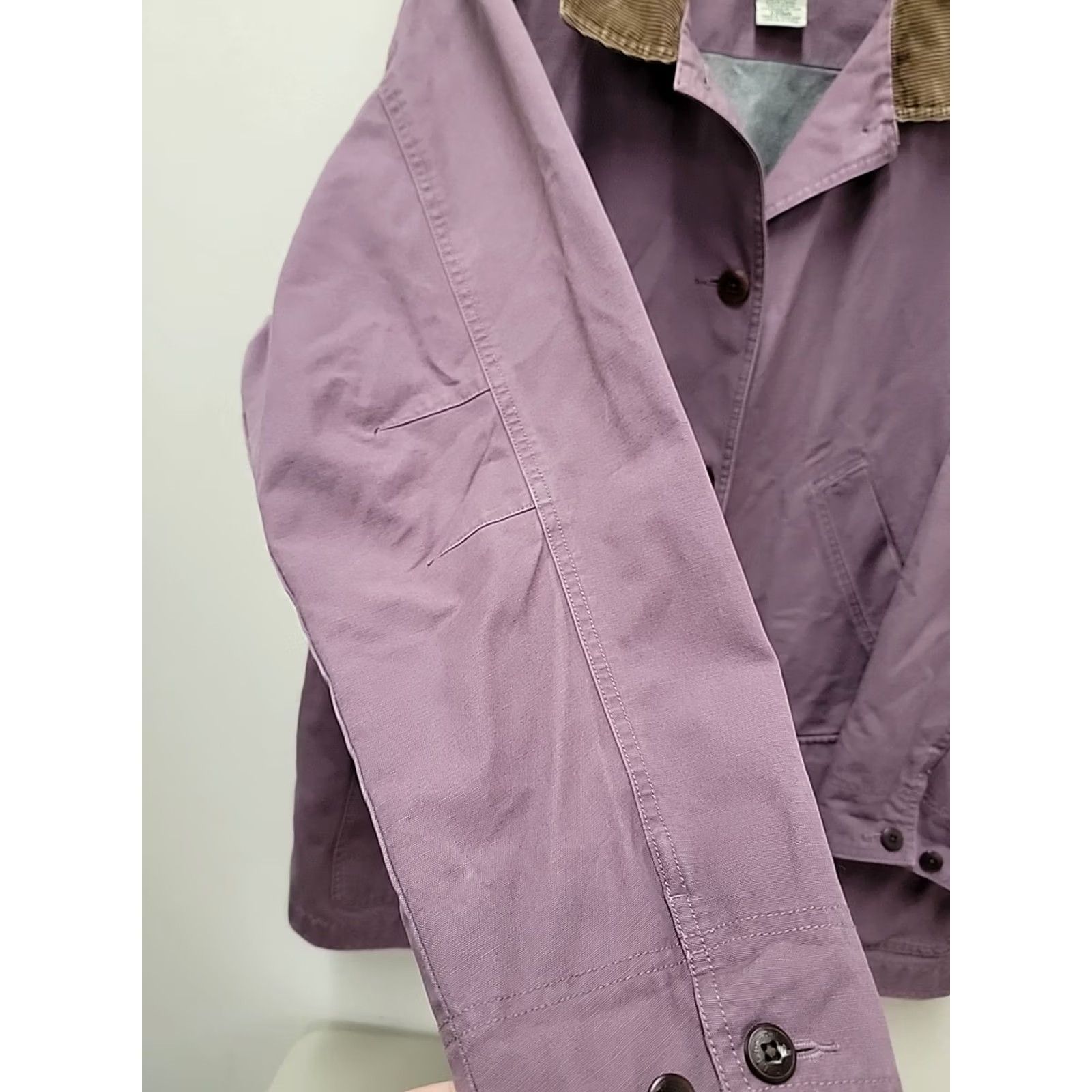 Vintage VINTAGE L.L.Bean Jacket Canvas Field Chore Barn Purple 2XL Women's Adirondack Chore Jacket Size XXL / US 16-18 / IT 52-54 - 5 Thumbnail