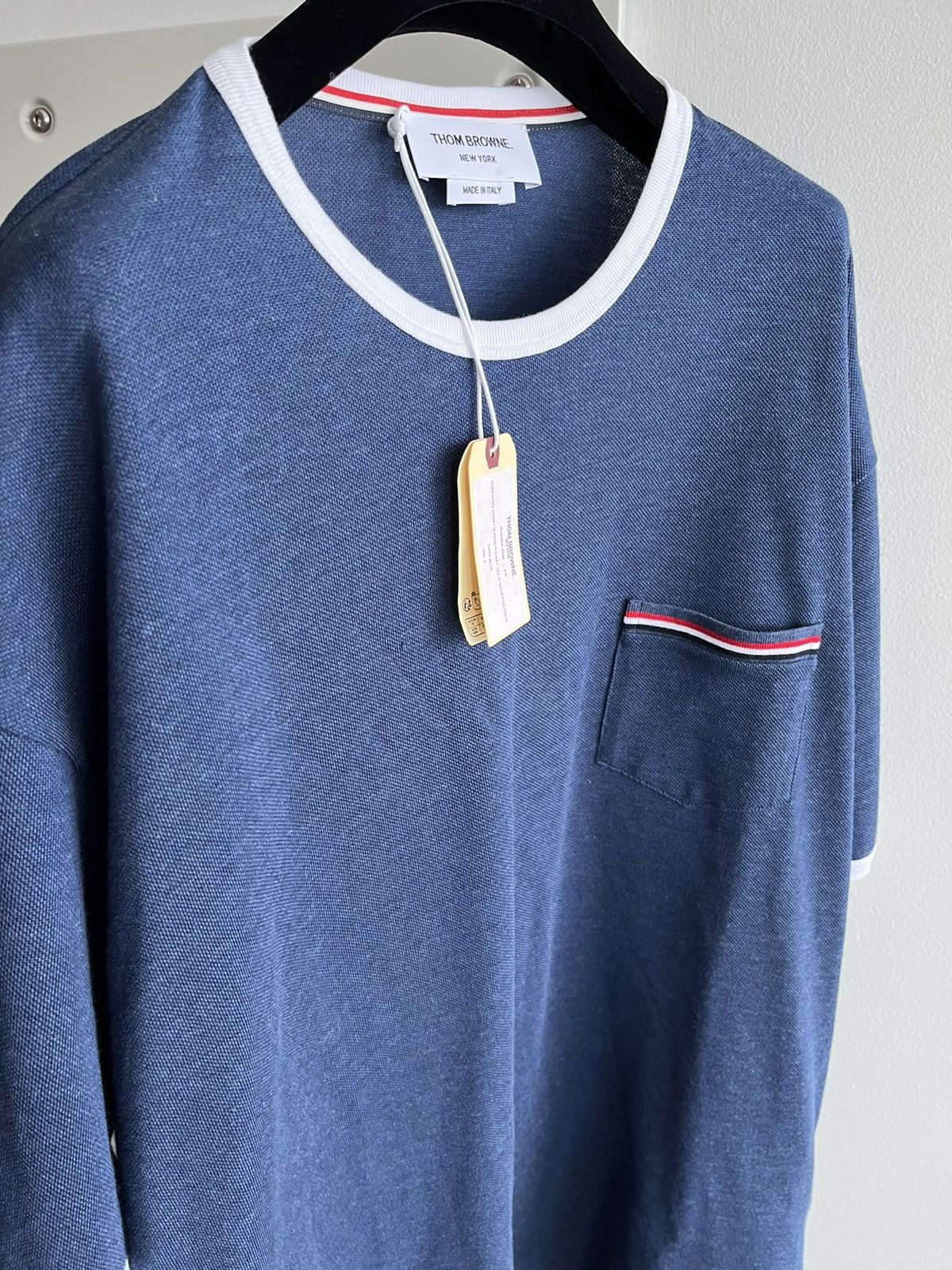 Thom Browne Runway Brand New Iconic Thom Browne Logo Tee T-Shirt Size US XXL / EU 58 / 5 - 21 Thumbnail