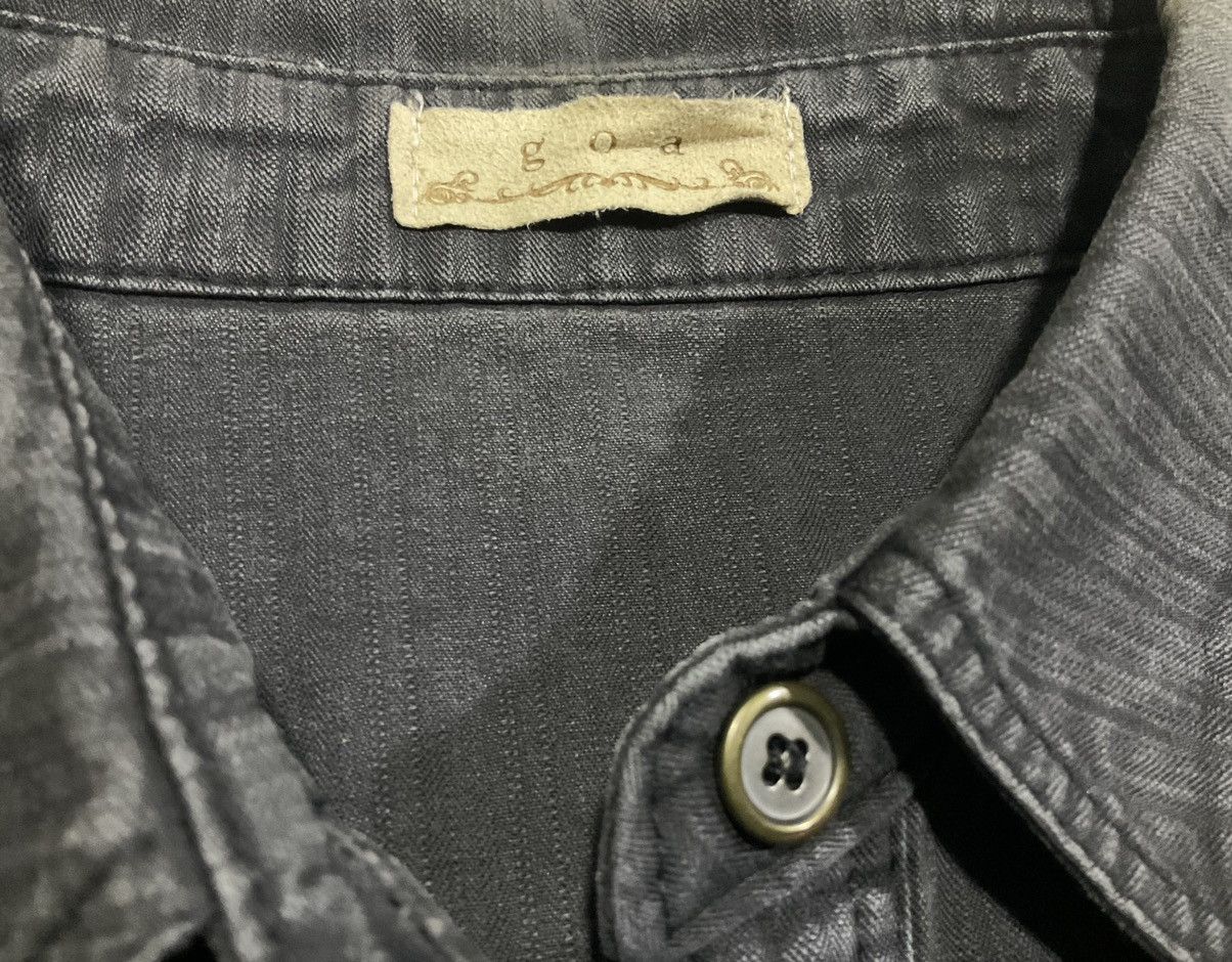 Hysteric Glamour × If Six Was Nine × Japanese Brand 🔥Sick Y2K Goa Eyelet Shirt Size US S / EU 44-46 / 1 - 9 Thumbnail