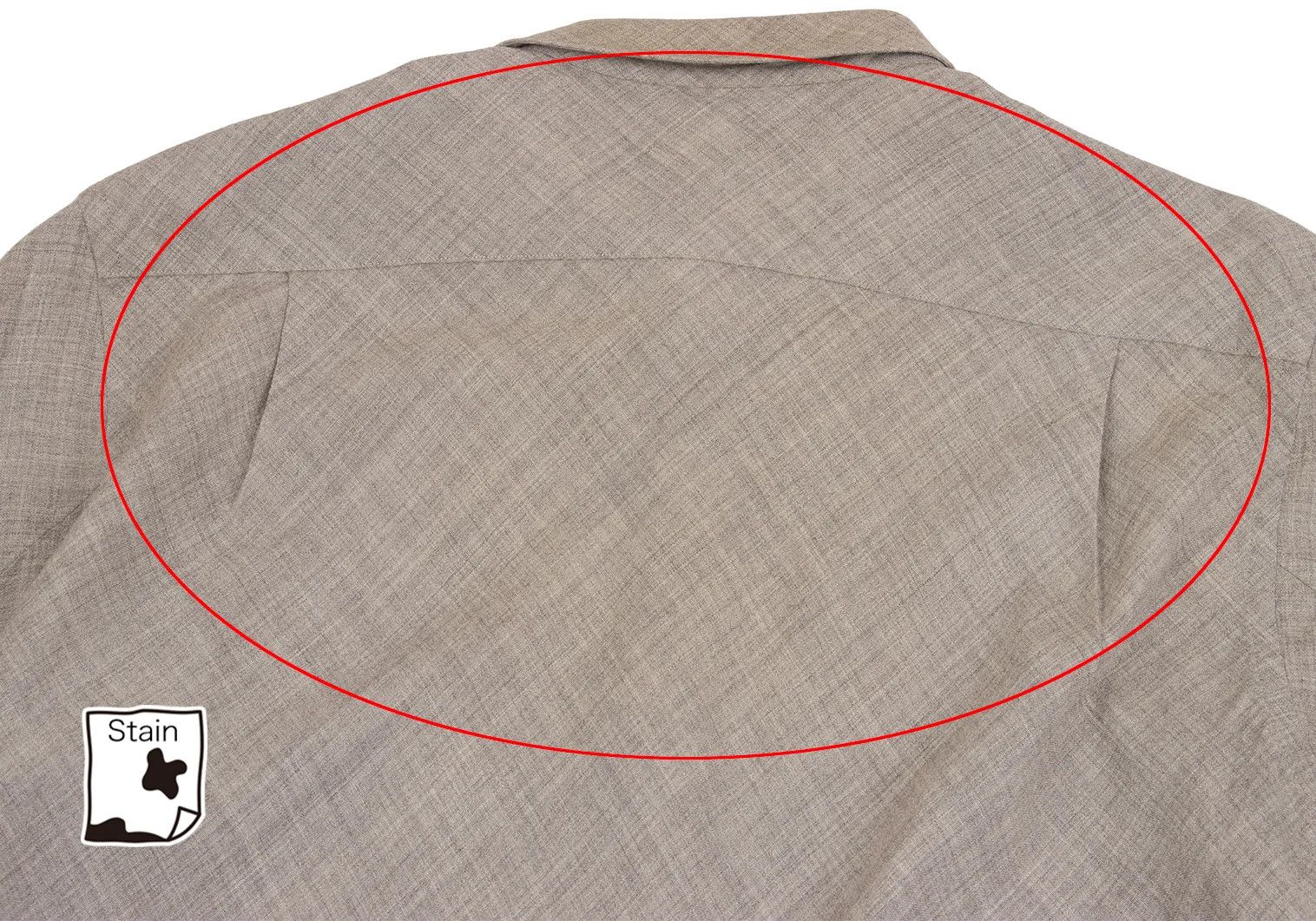 Comme des Garcons Homme Plus Bias Stack Design Shirt in Beige, Size M Size US M / EU 48-50 / 2 - 16 Thumbnail