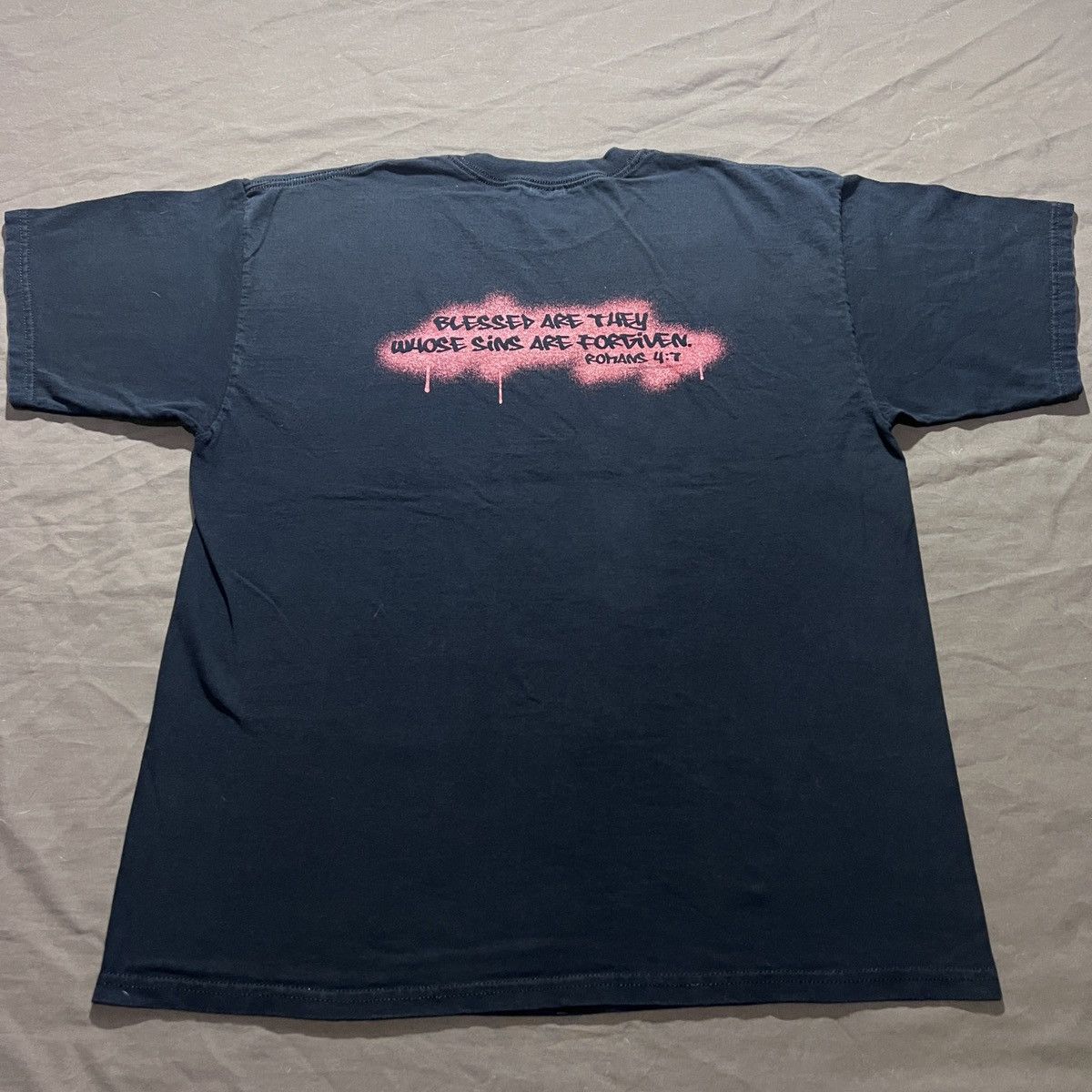 Vintage Vintage Y2K FORGIVEN God Jesus Bible Holy Tee XL Graphic Size US XL / EU 56 / 4 - 4 Thumbnail