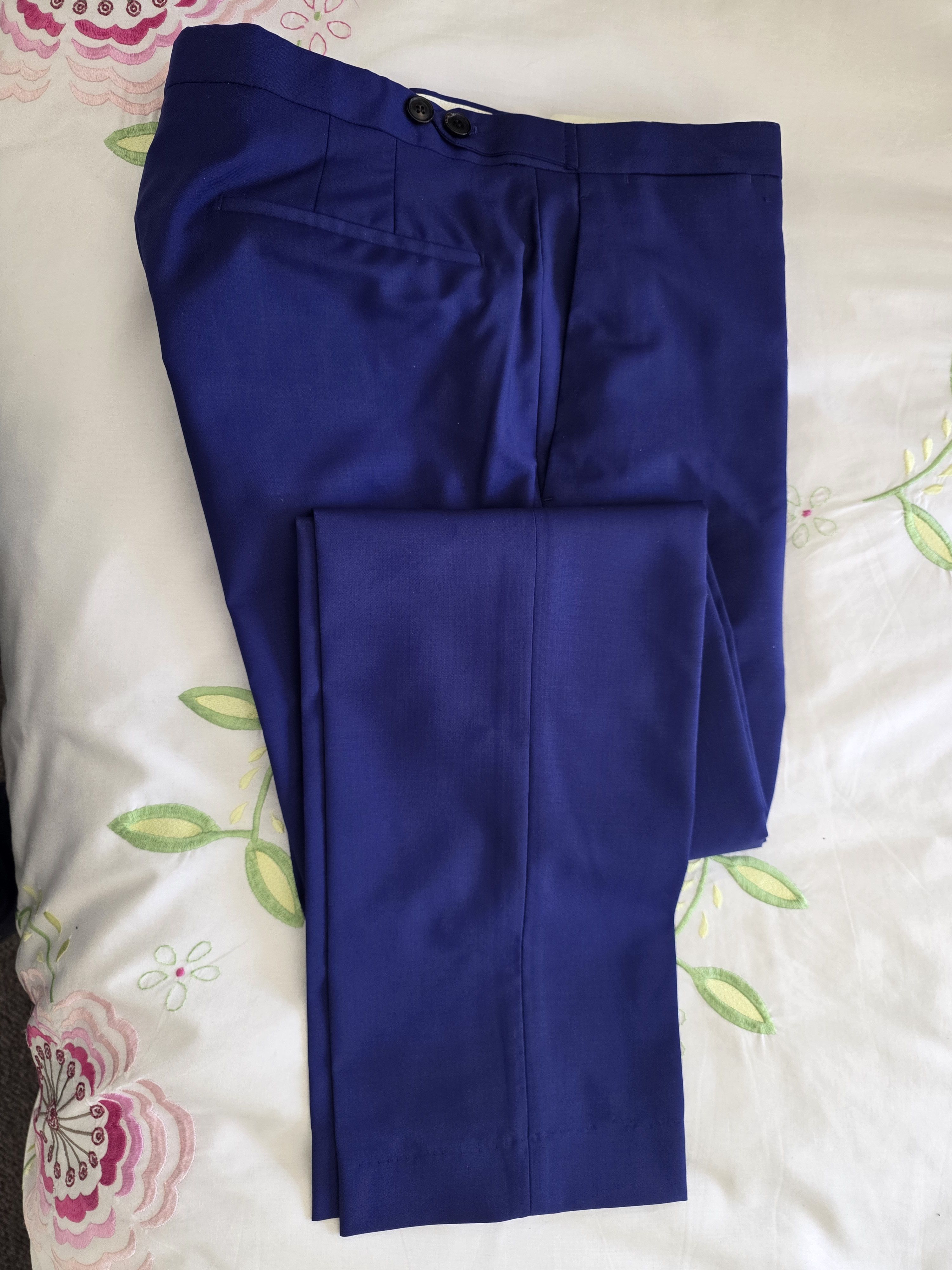 Paul Smith Paul Smith electric blue men's suit size 40R Size 40R - 8 Thumbnail