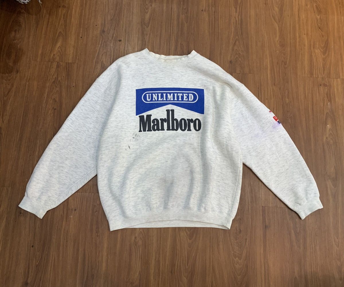 Marlboro × Vintage Vintage Marlboro Unlimited Crewneck Size US XL / EU 56 / 4 - 1 Thumbnail
