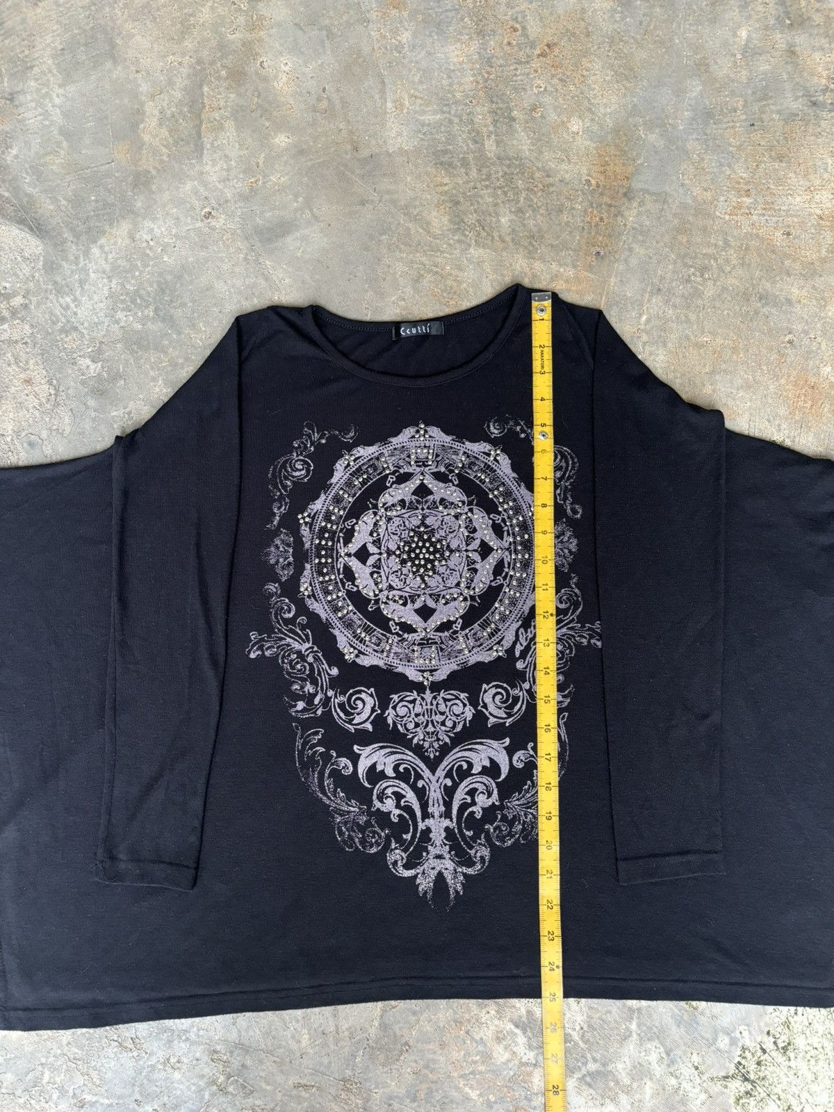 20471120 × Japanese Brand Opium Ccutti Punk style Over Size Longsleeve Size ONE SIZE - 10 Thumbnail